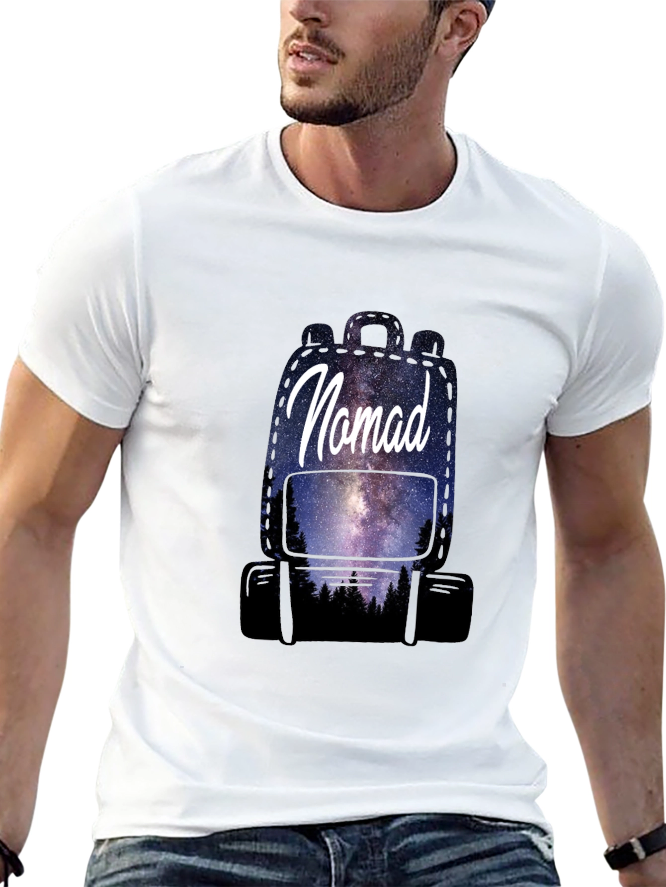 Nomad Backpack Graphic Tee - 13