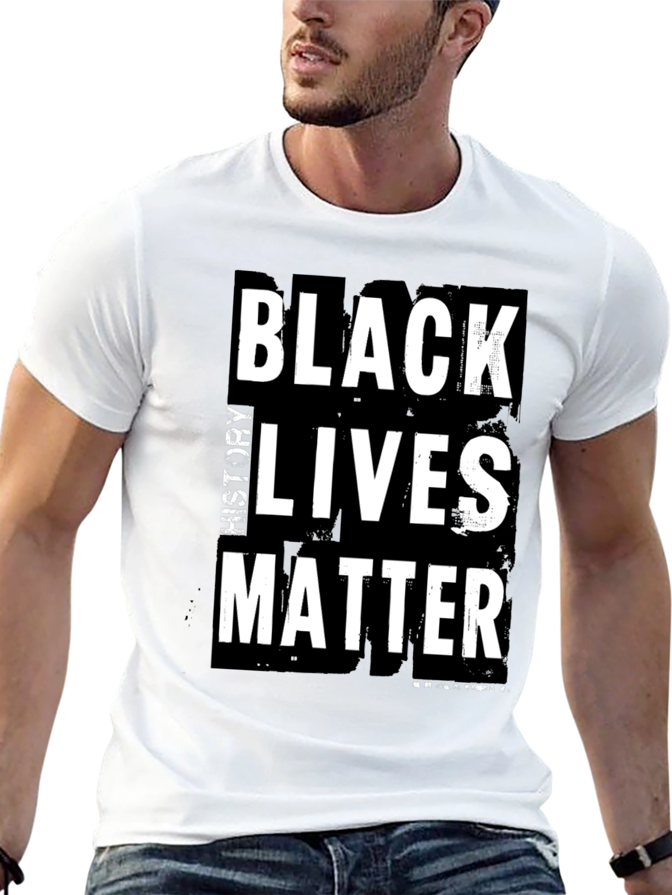 Black Black History Lives Matter Graphic T-Shirt view 13
