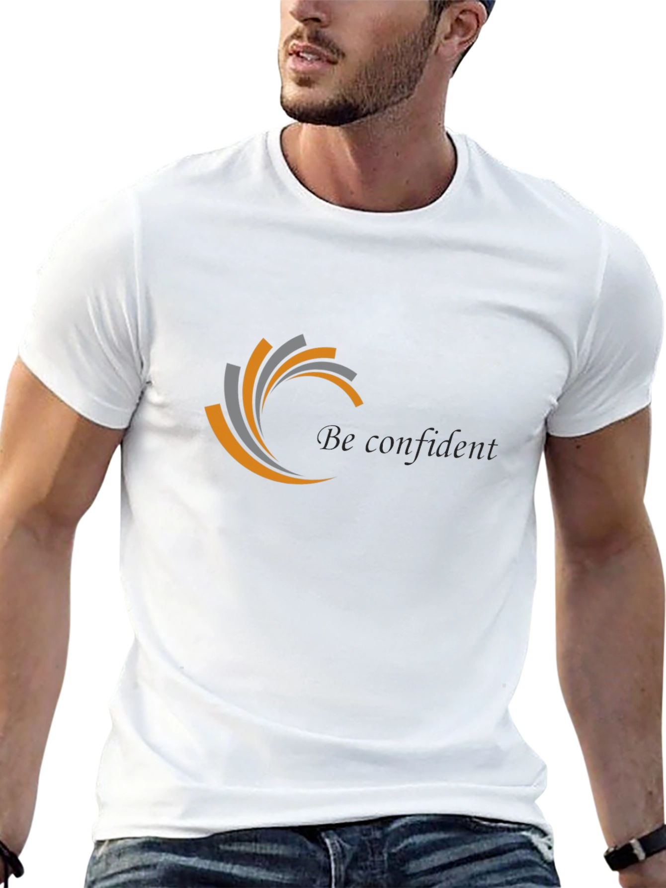 Black Be Confident Graphic Tee - Stylish & Comfortable view 13