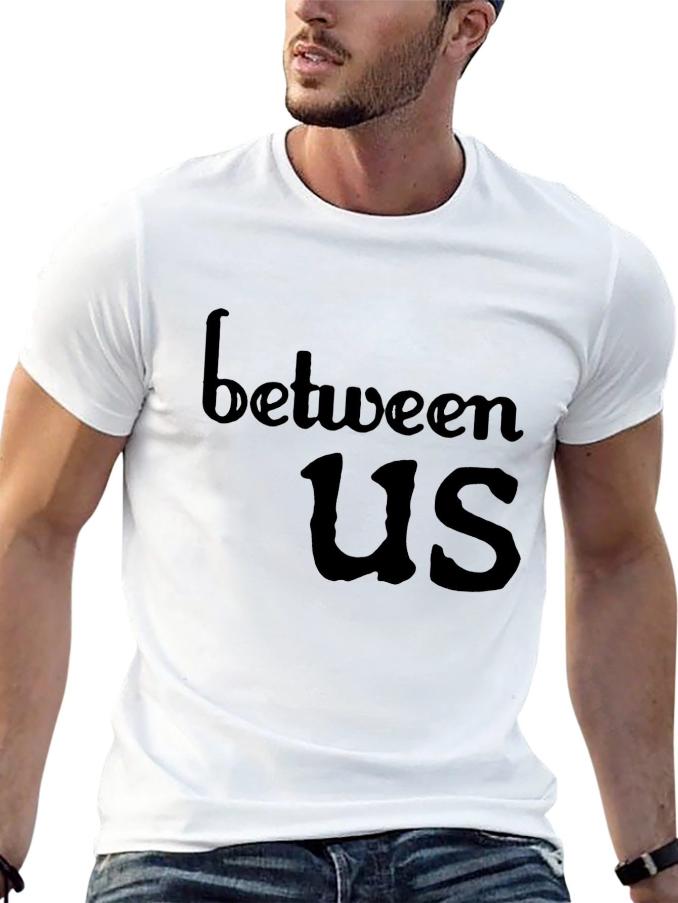 Black Between Us Black T-Shirt - Casual Style view 13