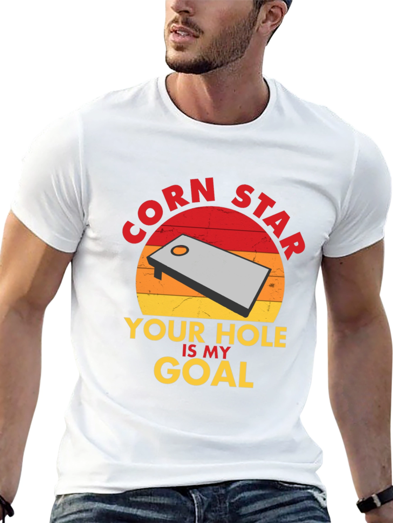 Black Corn Star T-Shirt - Your Hole Is My Goal! view 13