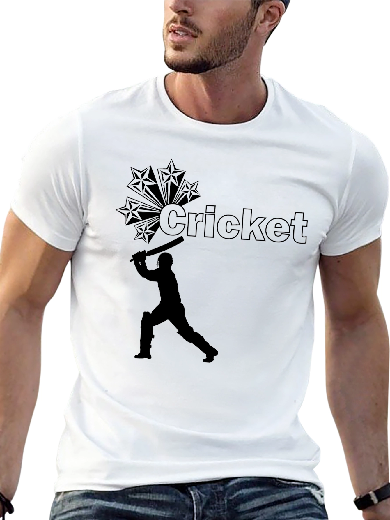 Cricket Star Black T-Shirt - 13