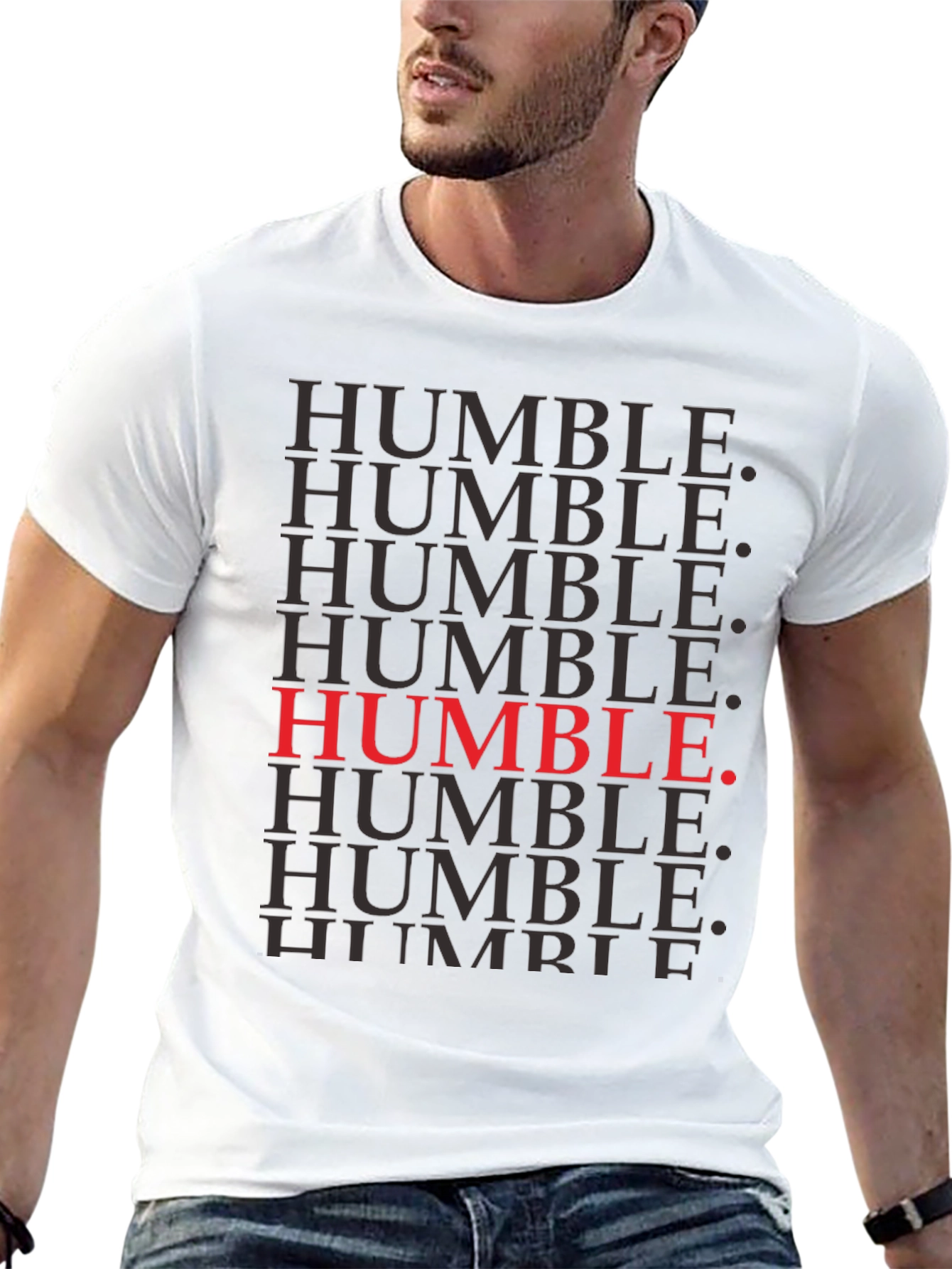 Black Humble Graphic T-Shirt - Soft Cotton Blend view 13