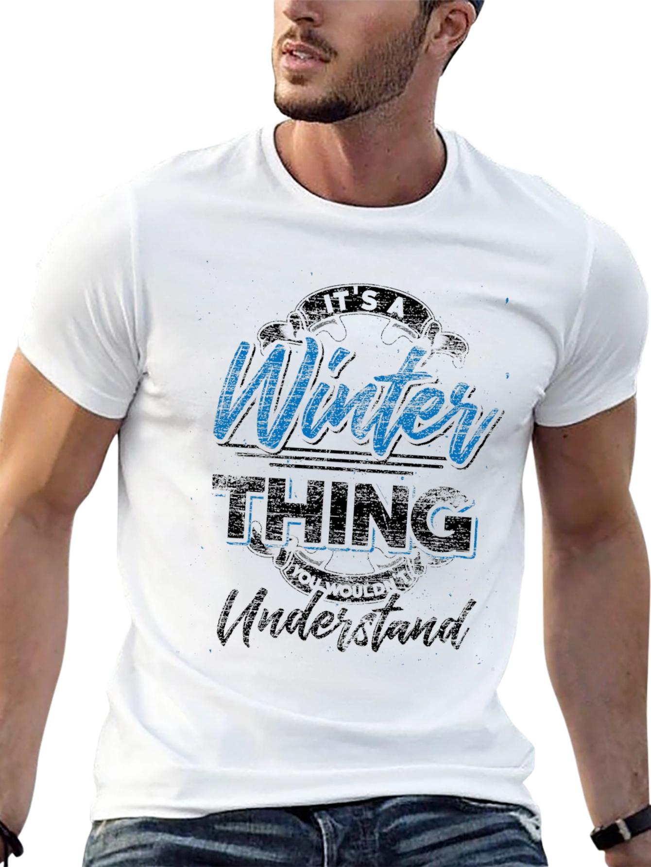 Black It's a Winter Thing T-Shirt view 13