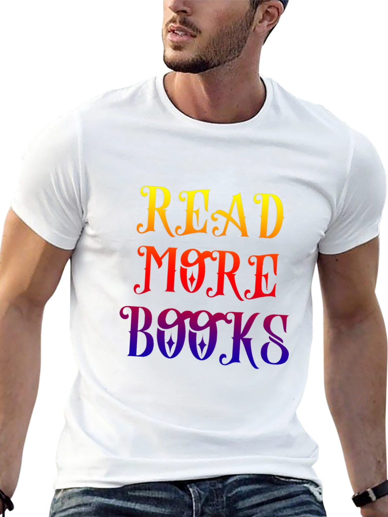 Black Read More Books Graphic Tee - Stylish Cotton T-Shirt view 13