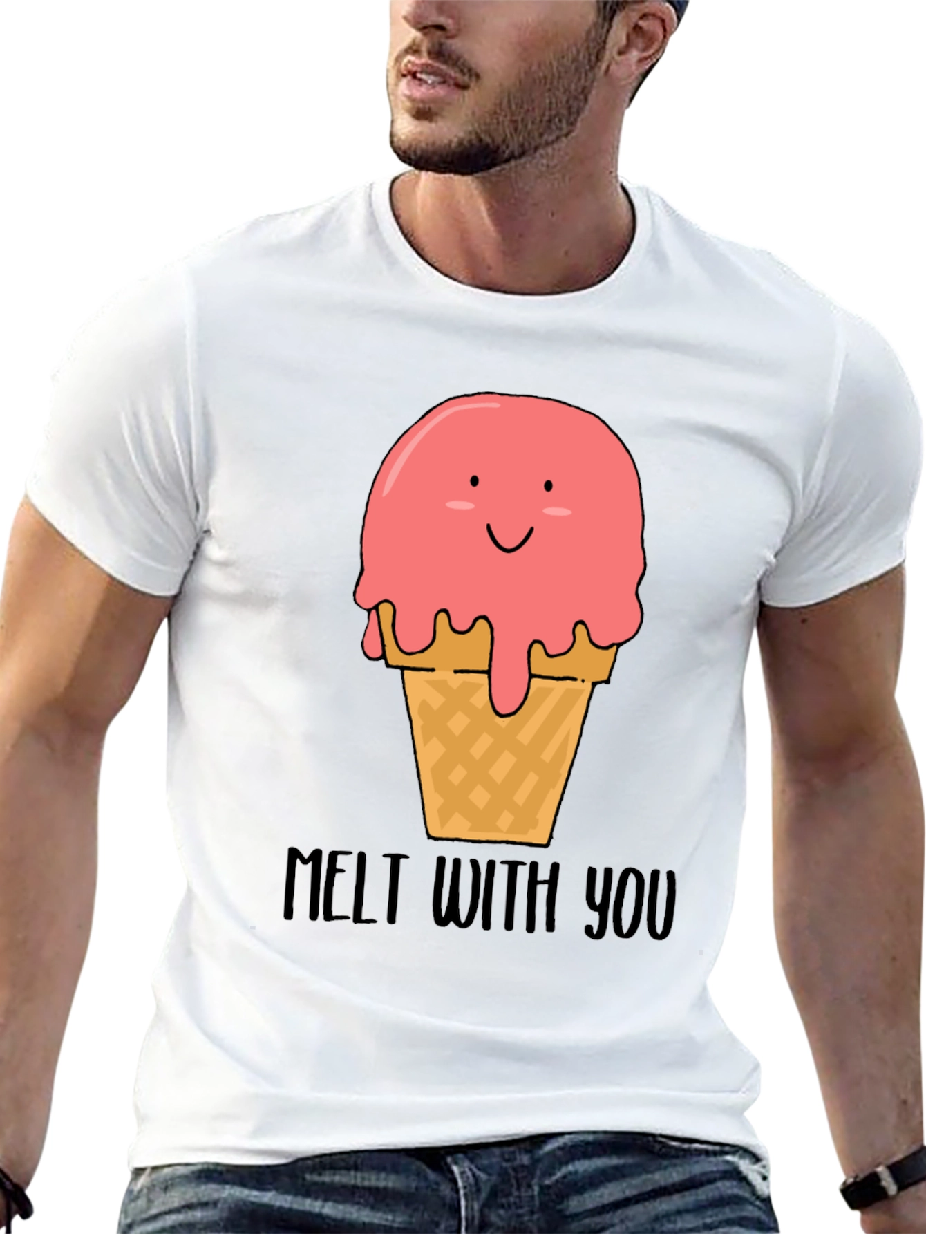 Black Melt With You Ice Cream Graphic Tee view 13