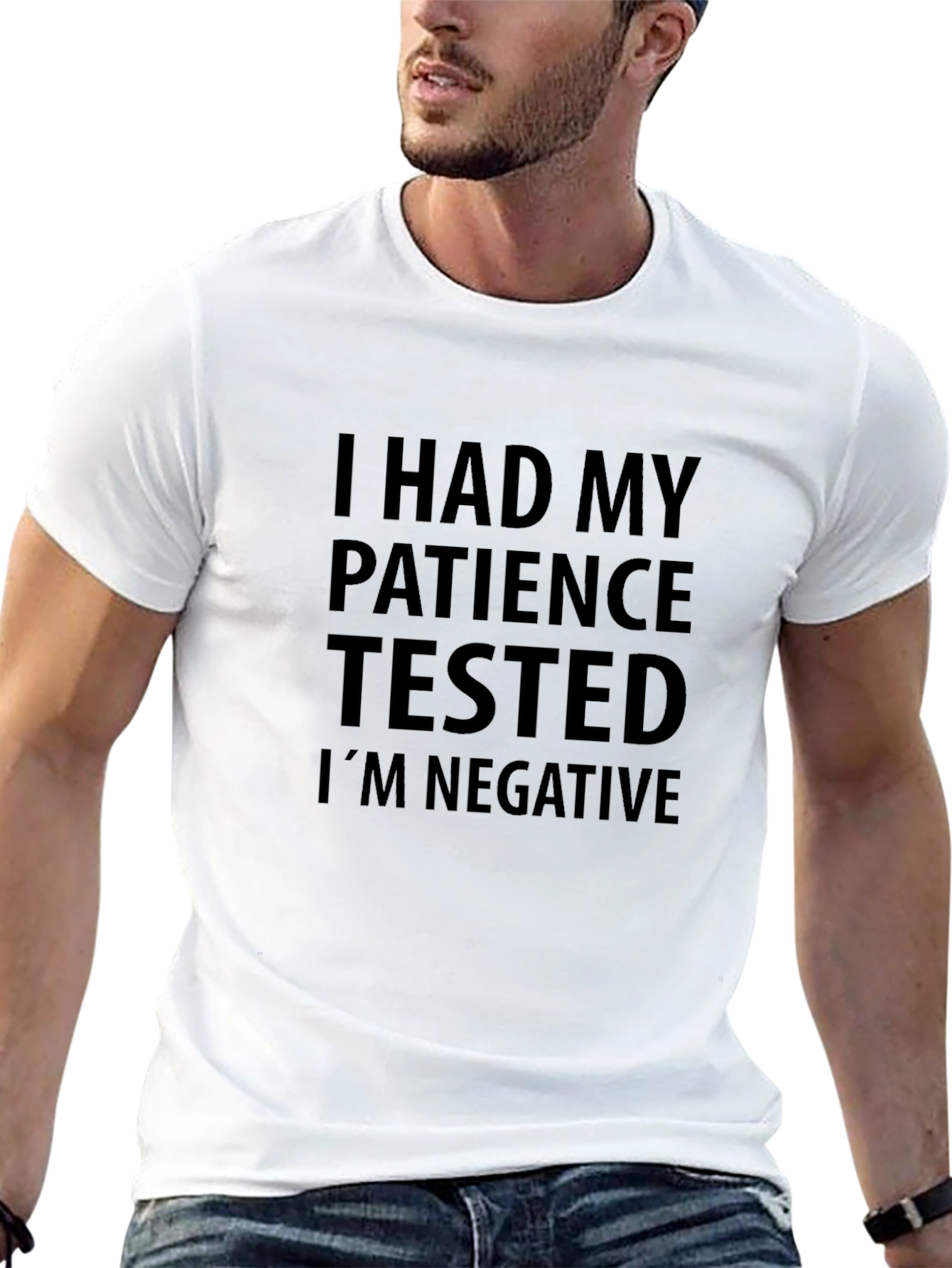 Black Patience Tested Funny Graphic Tee view 13