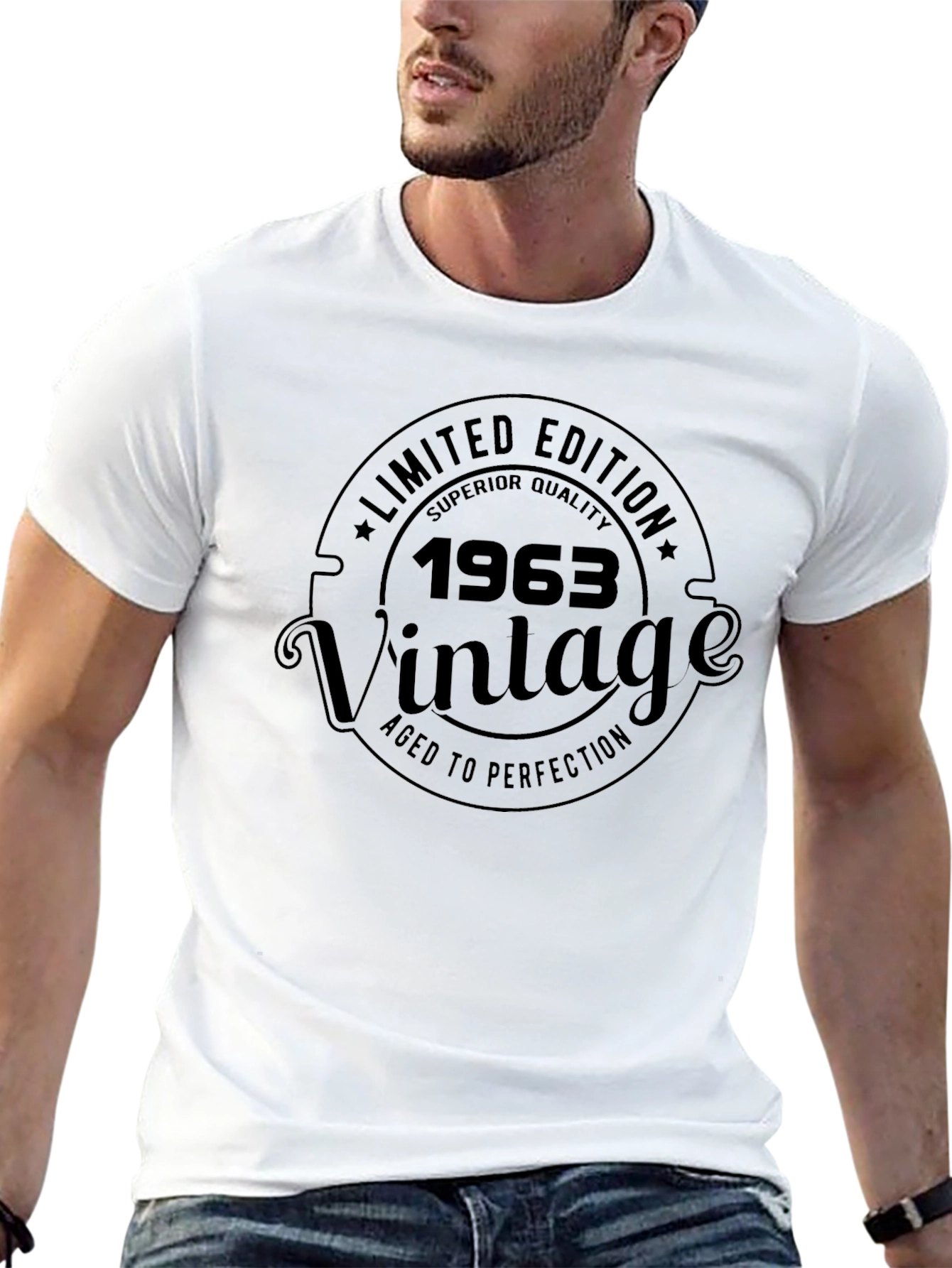 Black Vintage 1963 Limited Edition T-Shirt view 13