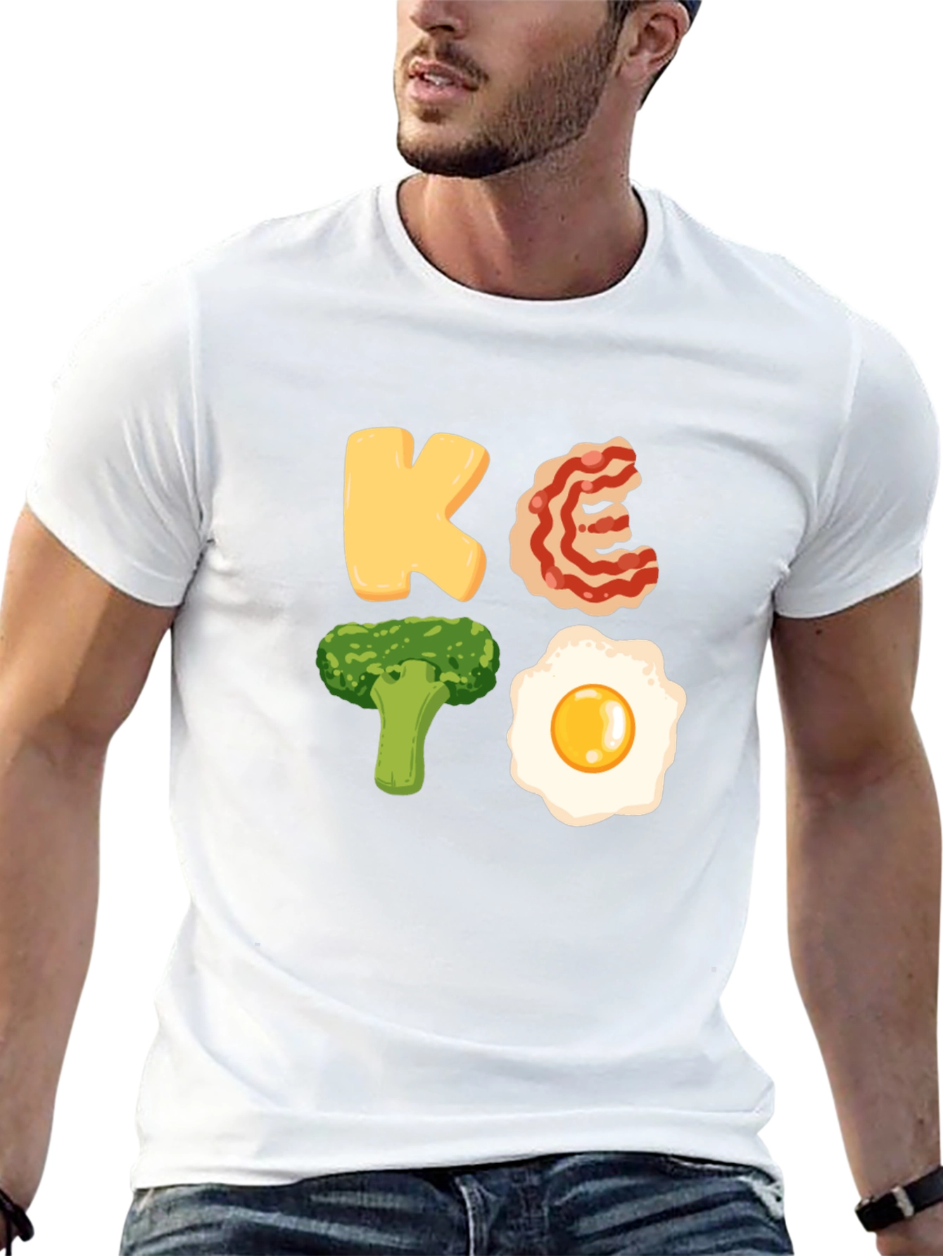 Black Keto Diet T-Shirt: Funny Food Lover Tee view 13
