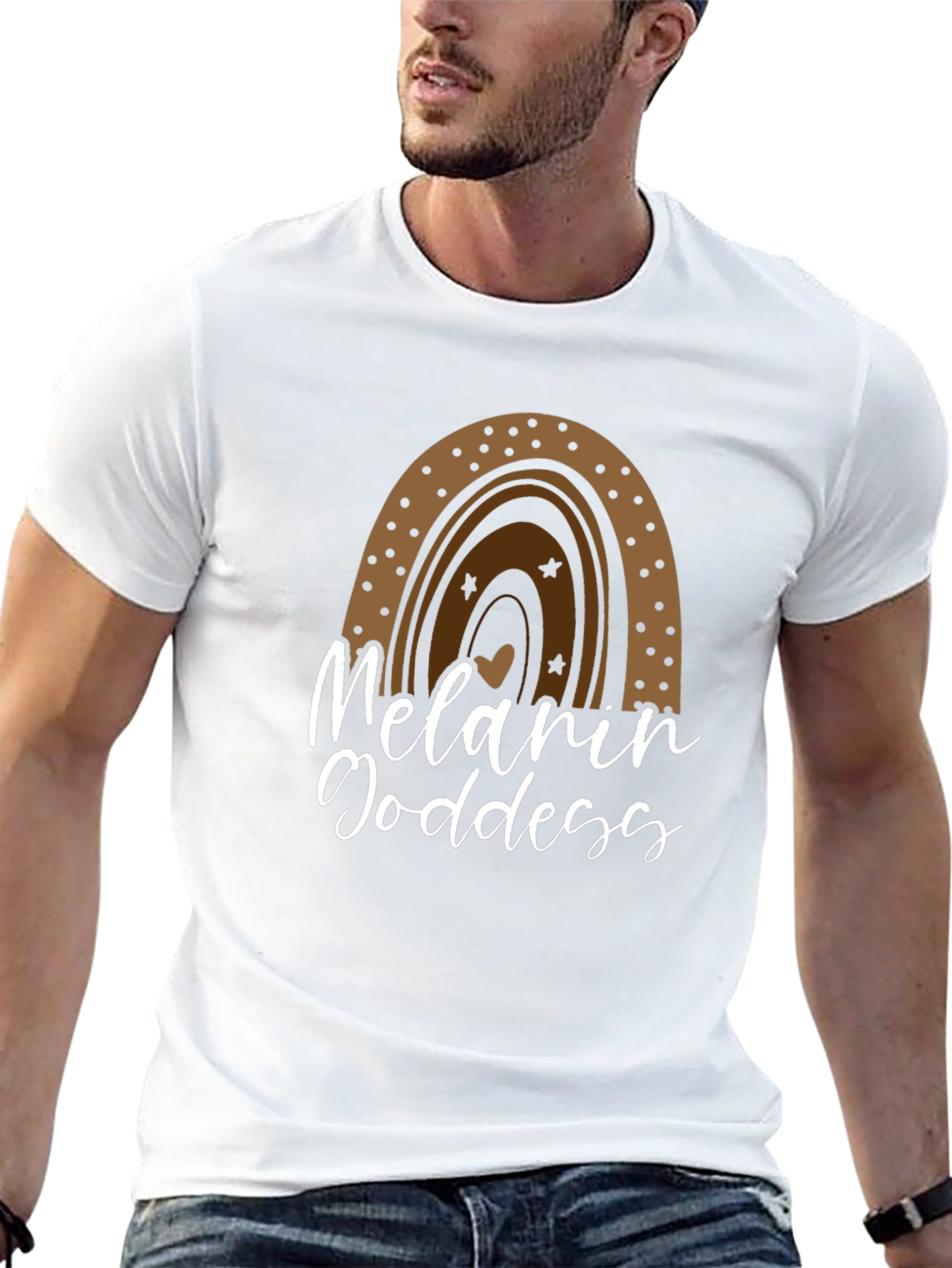 Melanin Goddess Graphic T-Shirt - Black - 13