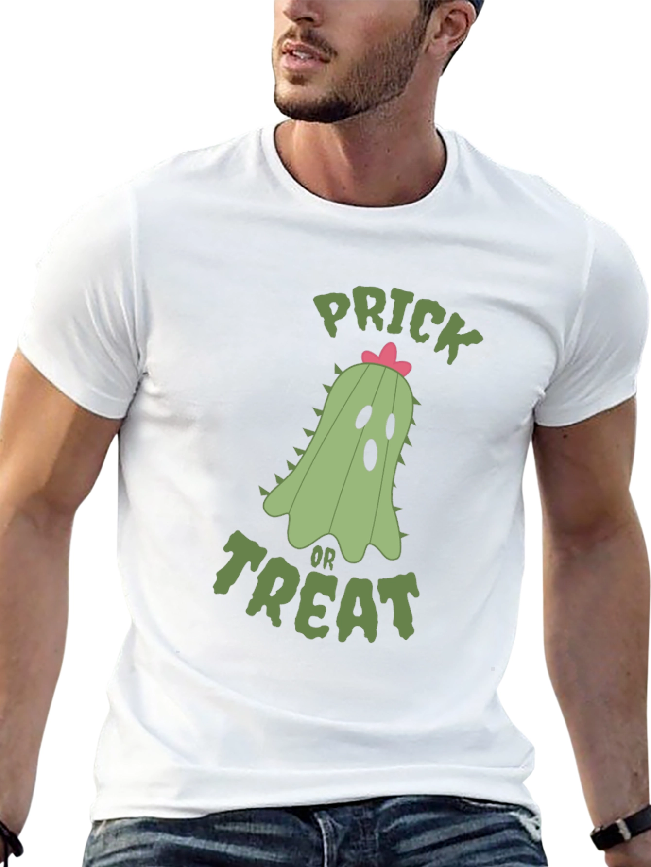 Black Prick or Treat Halloween T-Shirt view 13