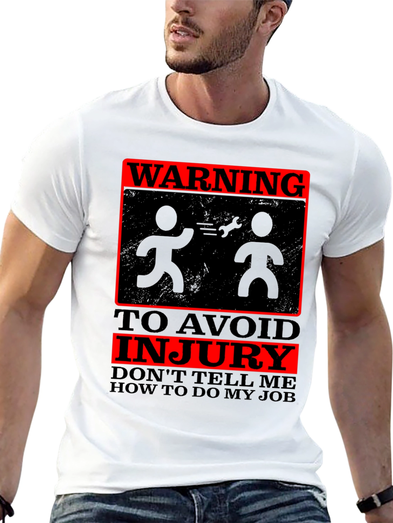 Black Warning: Don't Tell Me How to Do My Job T-Shirt view 13