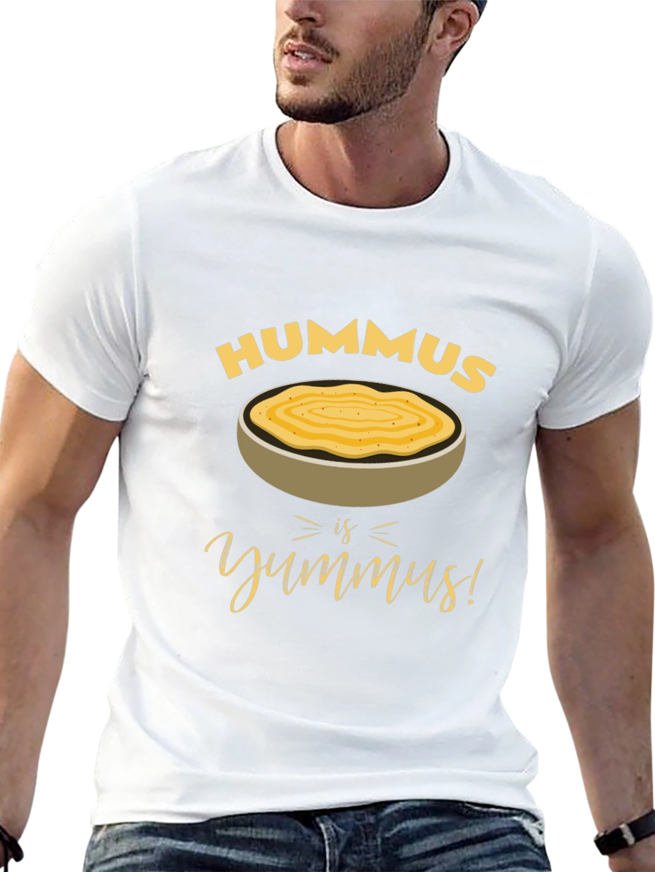 Black Hummus is Yumm-us! T-Shirt view 13