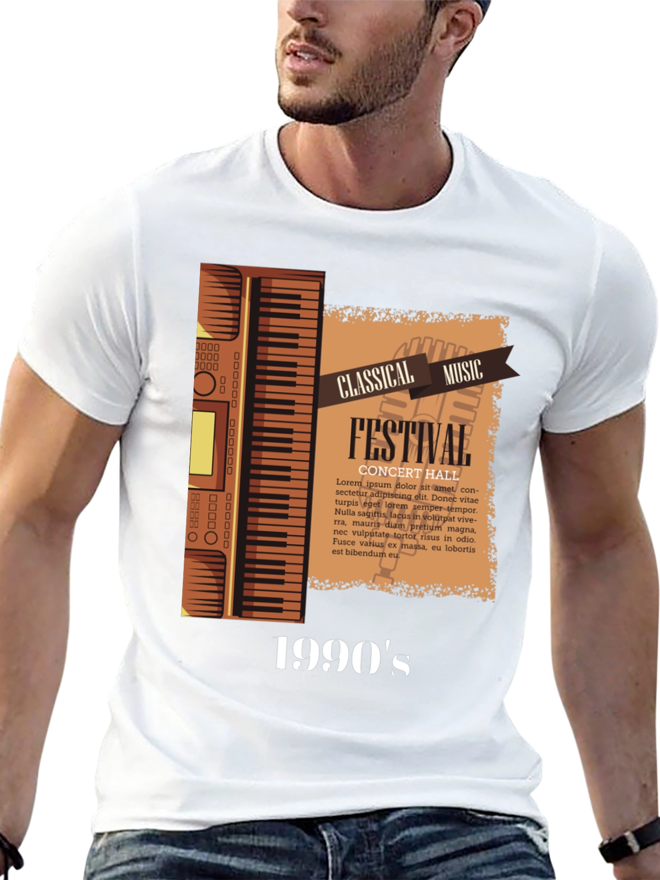 Black Classical Music Festival 1990's Graphic Tee view 13
