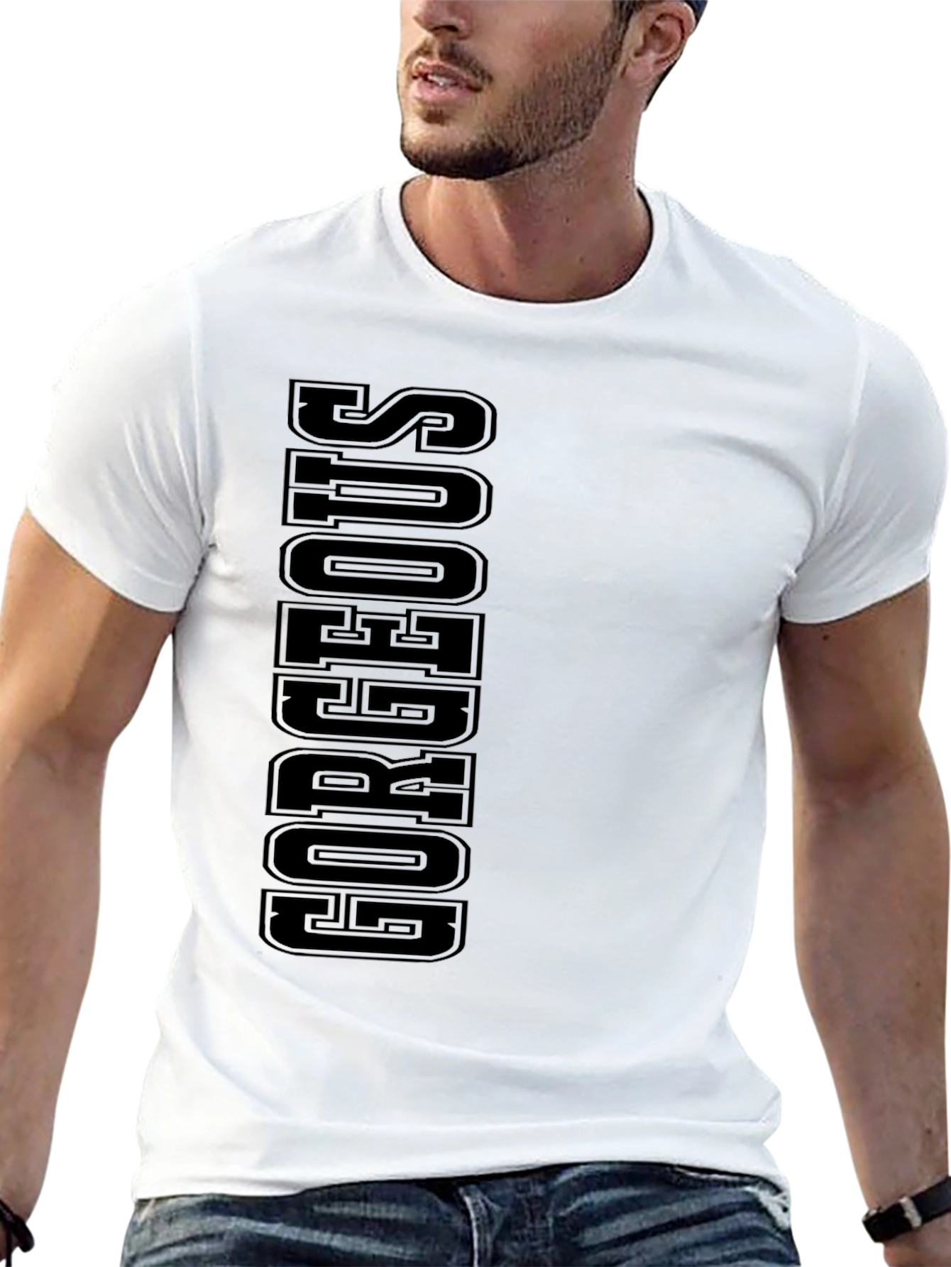 Black Gorgeous Black Graphic Tee view 13