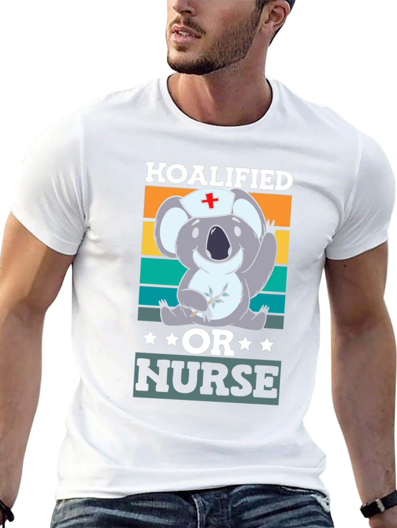 Black Koalified Nurse Graphic T-Shirt view 13