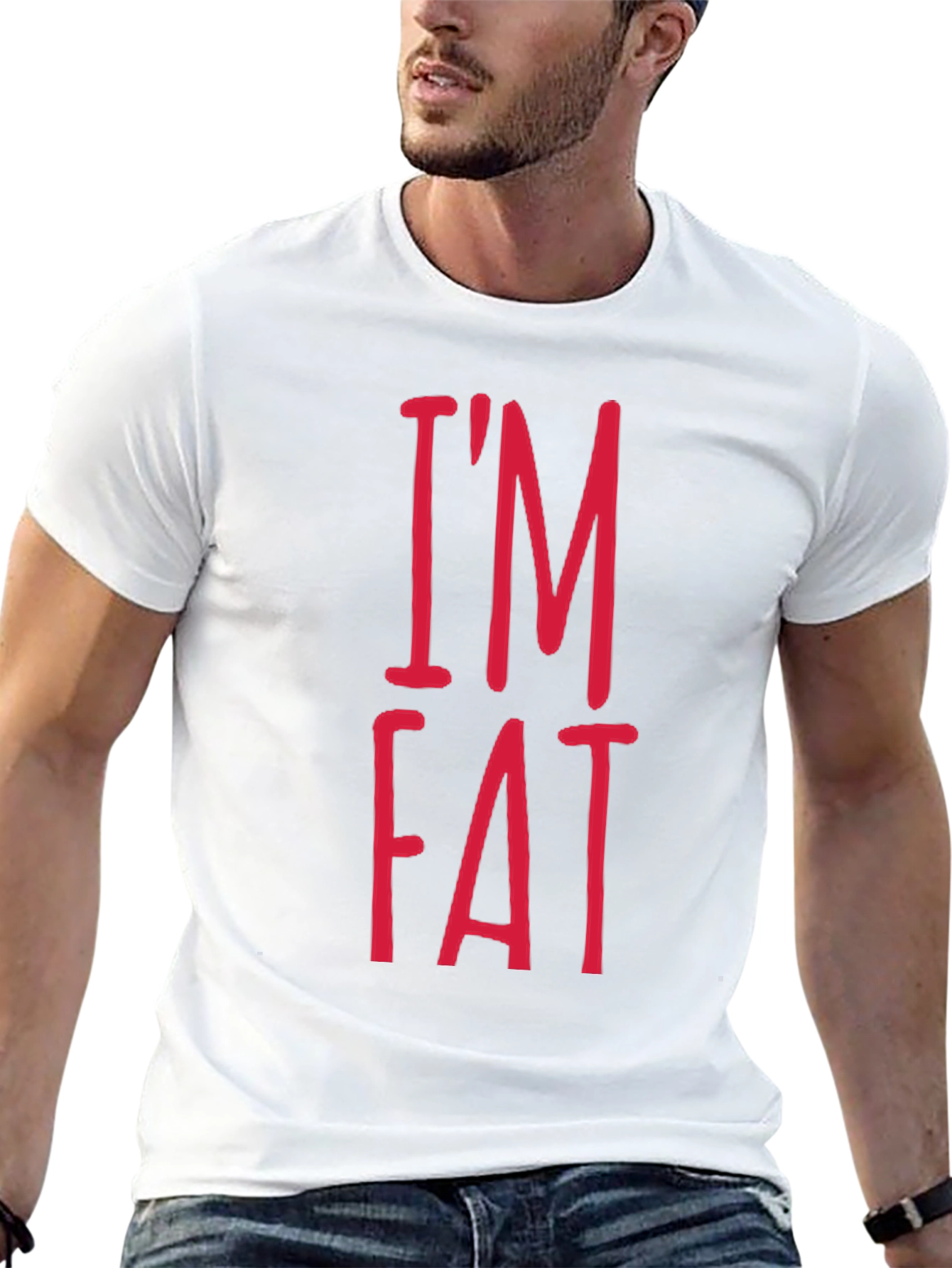 I'm Fat Graphic Tee - Bold Statement T-Shirt - 13