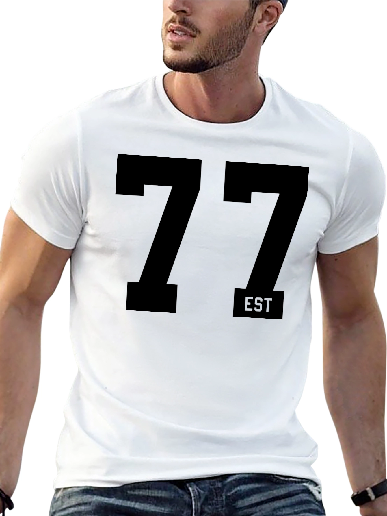 Black EST 77 Black Graphic Tee view 13