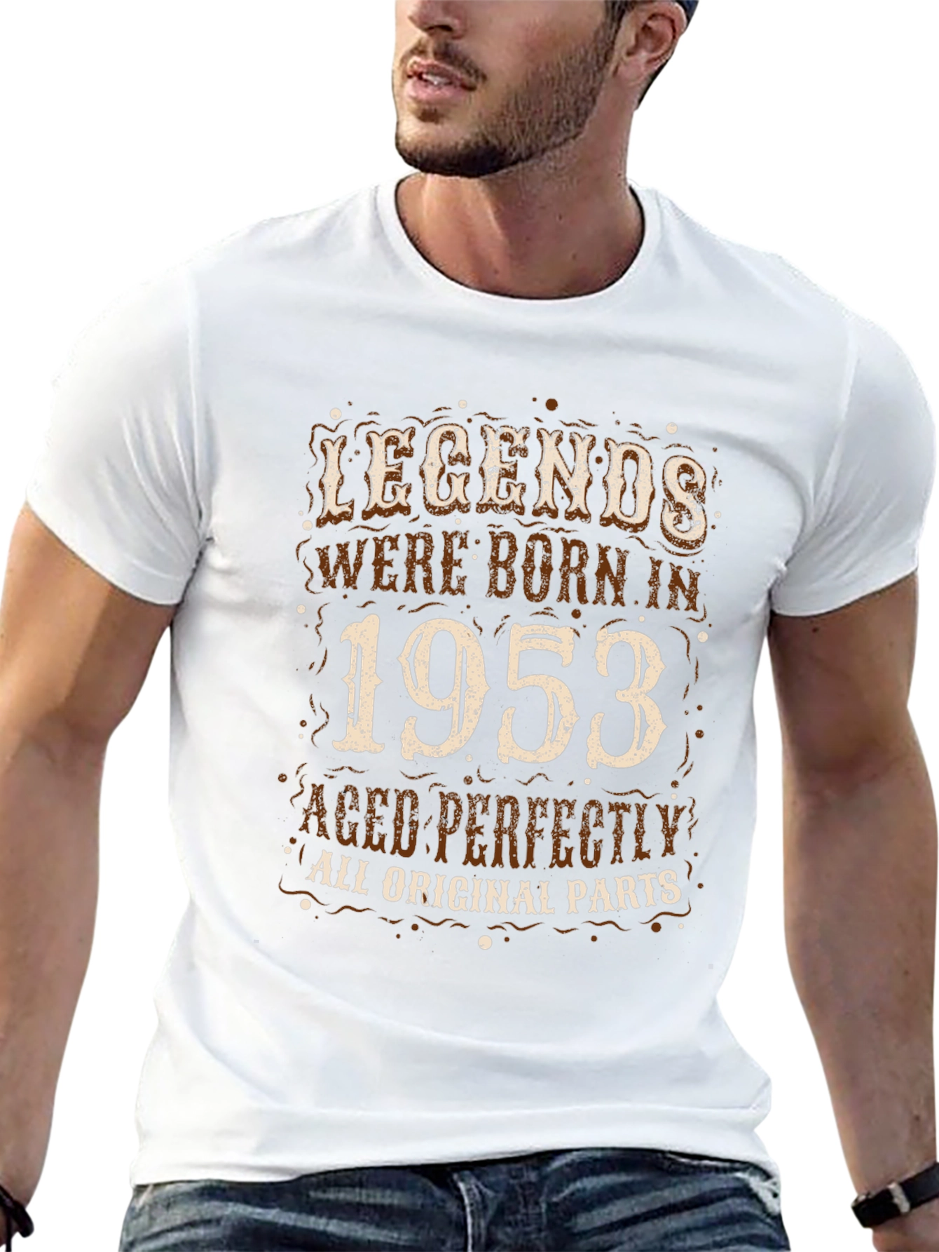 Black Legends Born in 1953 T-Shirt - Aged Perfectly view 13