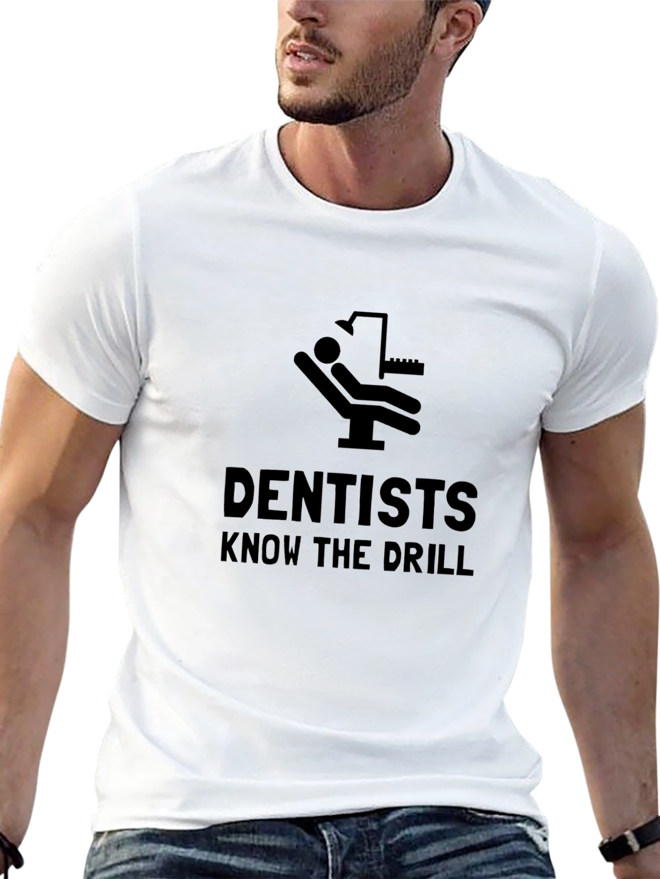 Black Dentists Know the Drill Black Humor T-Shirt view 13