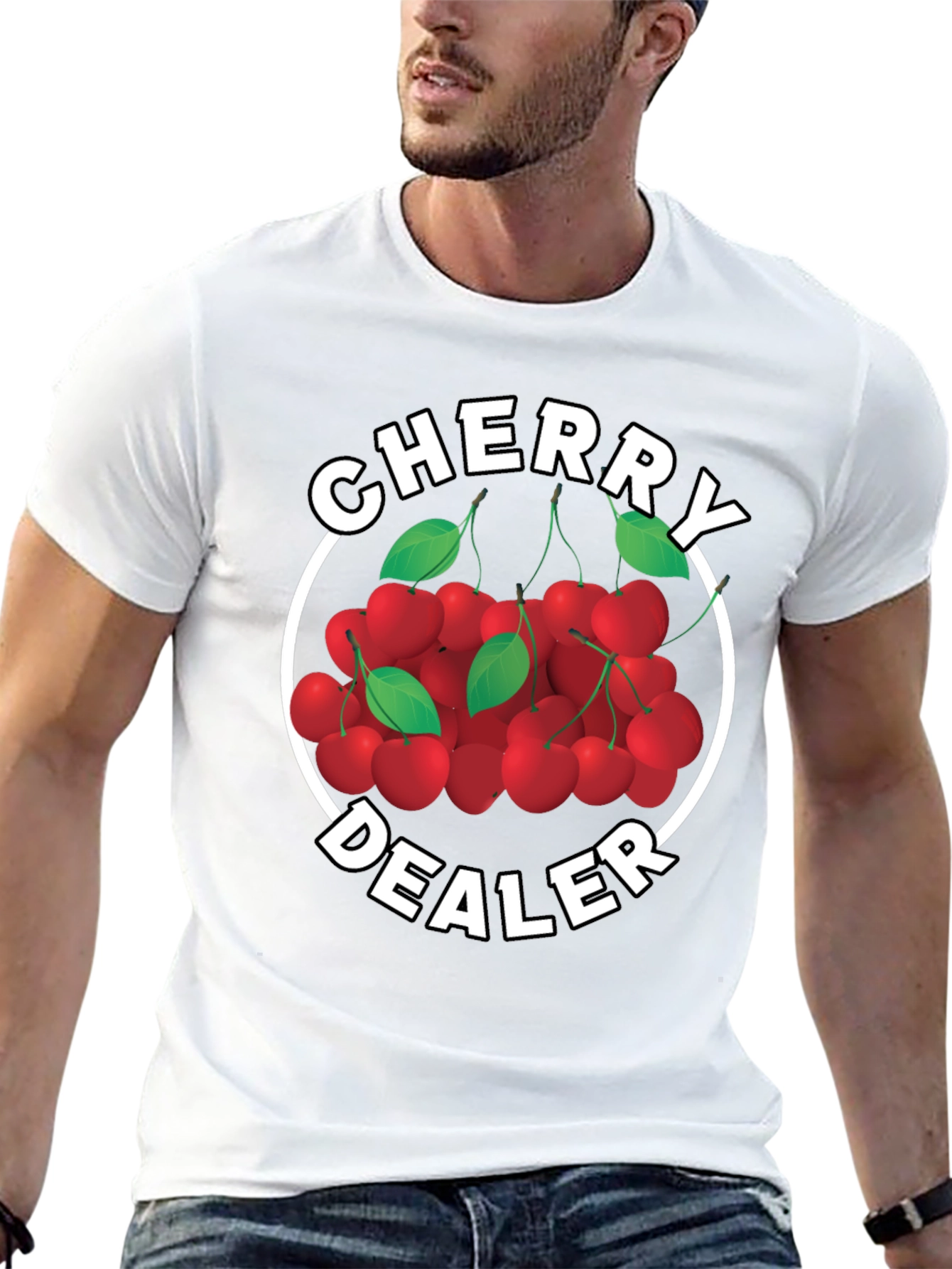 Black Cherry Dealer Graphic Tee - Premium Cotton Blend view 13