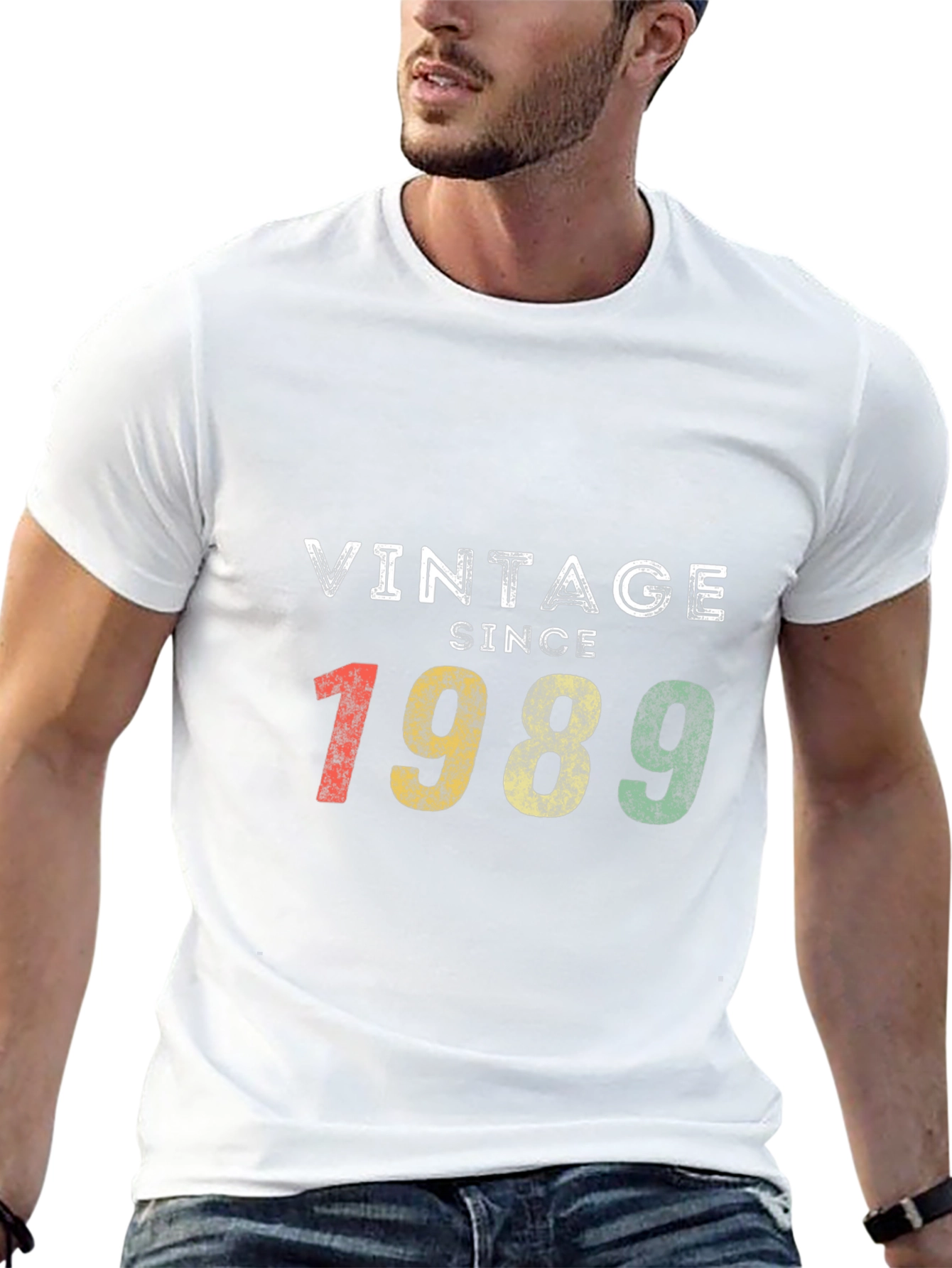 Black Vintage Since 1989 T-Shirt - Retro Birthday Gift view 13
