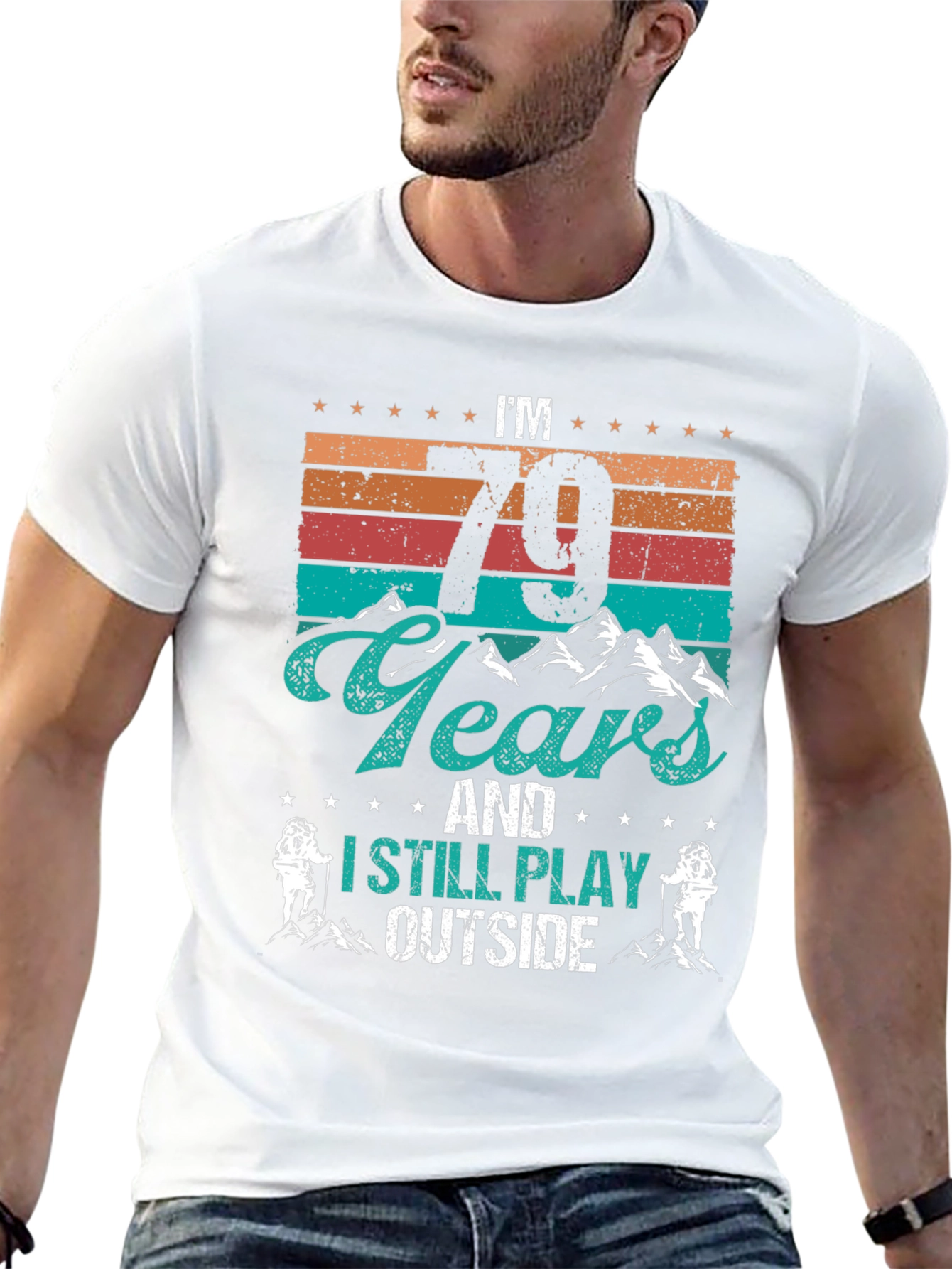 Black 79 Years and Still Play Outside Black Tee view 13