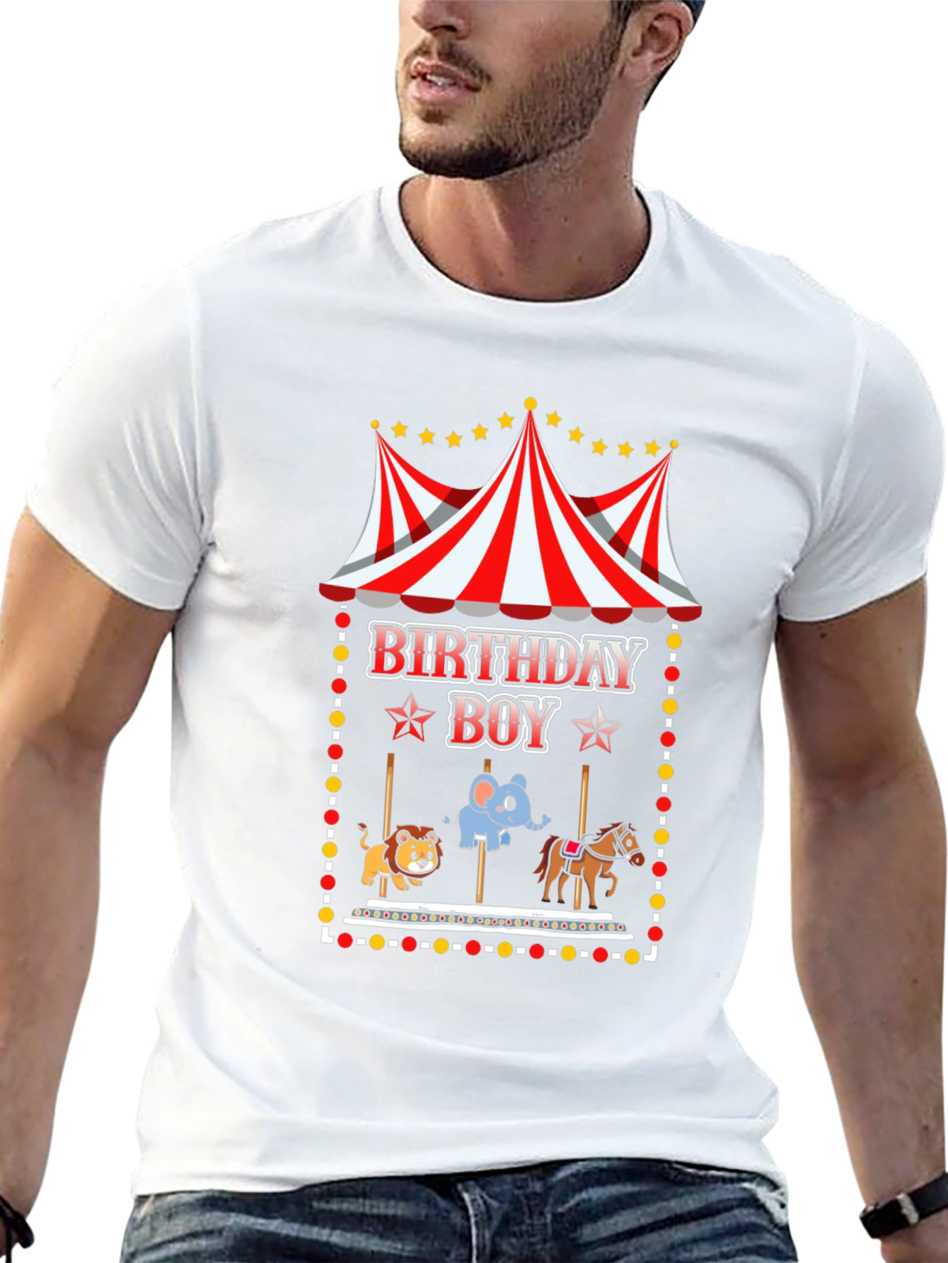 Black Birthday Boy Circus T-Shirt view 13