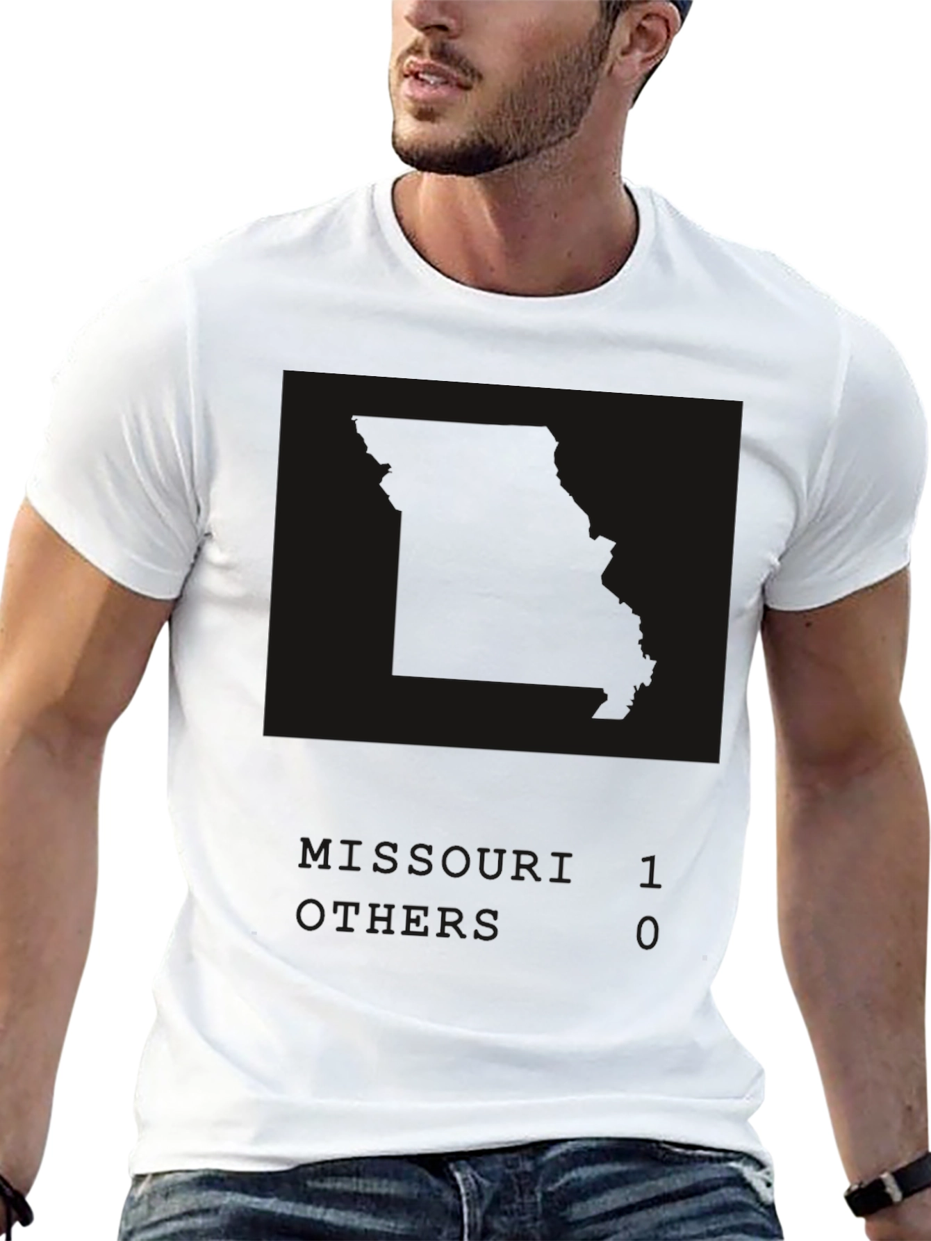 Black Men's Solid Black Graphic T-Shirt view 13