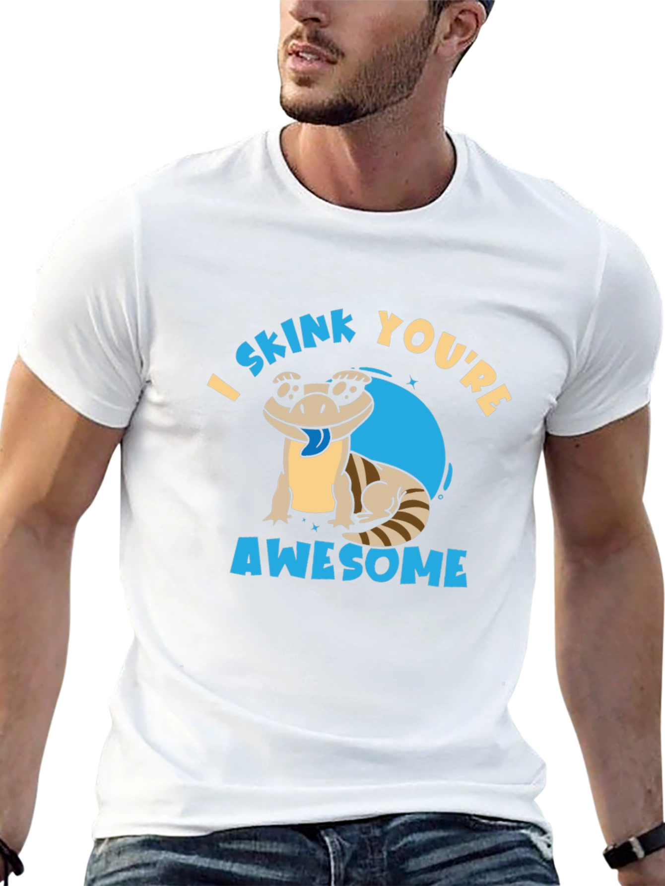 Black I Skink You're Awesome T-Shirt view 13