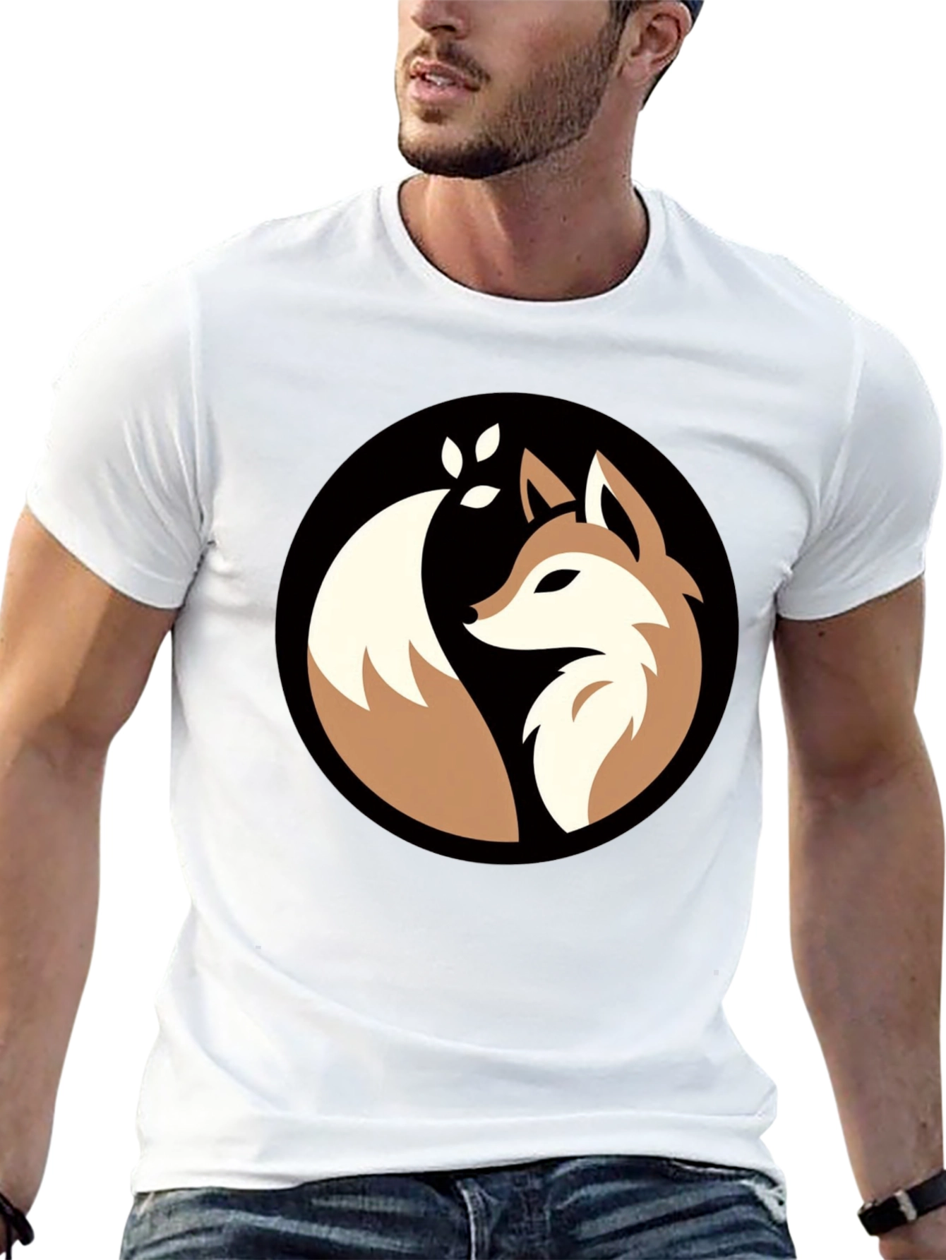Black Fox Graphic Tee - Stylish & Unique Design view 13