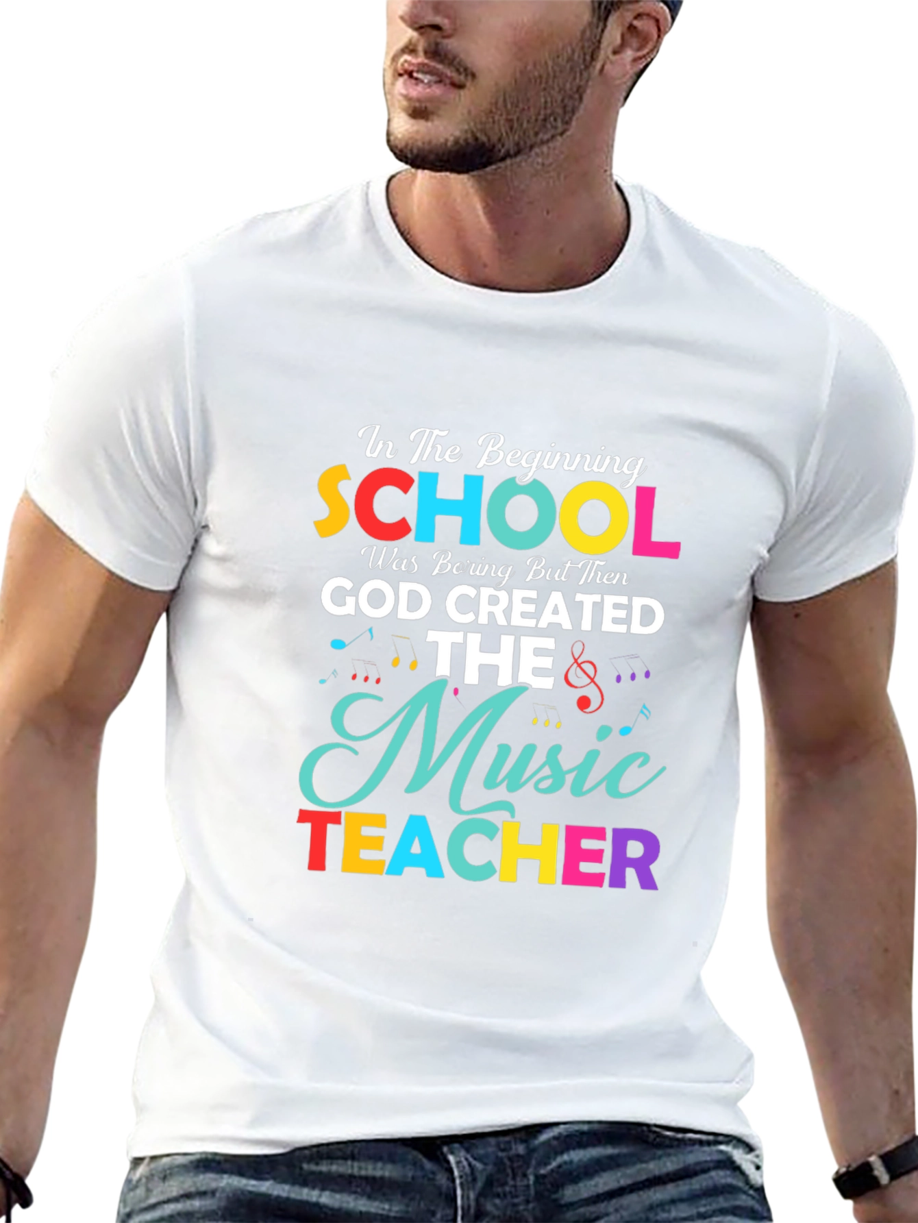 Black Music Teacher T-Shirt - School Inspiration view 13