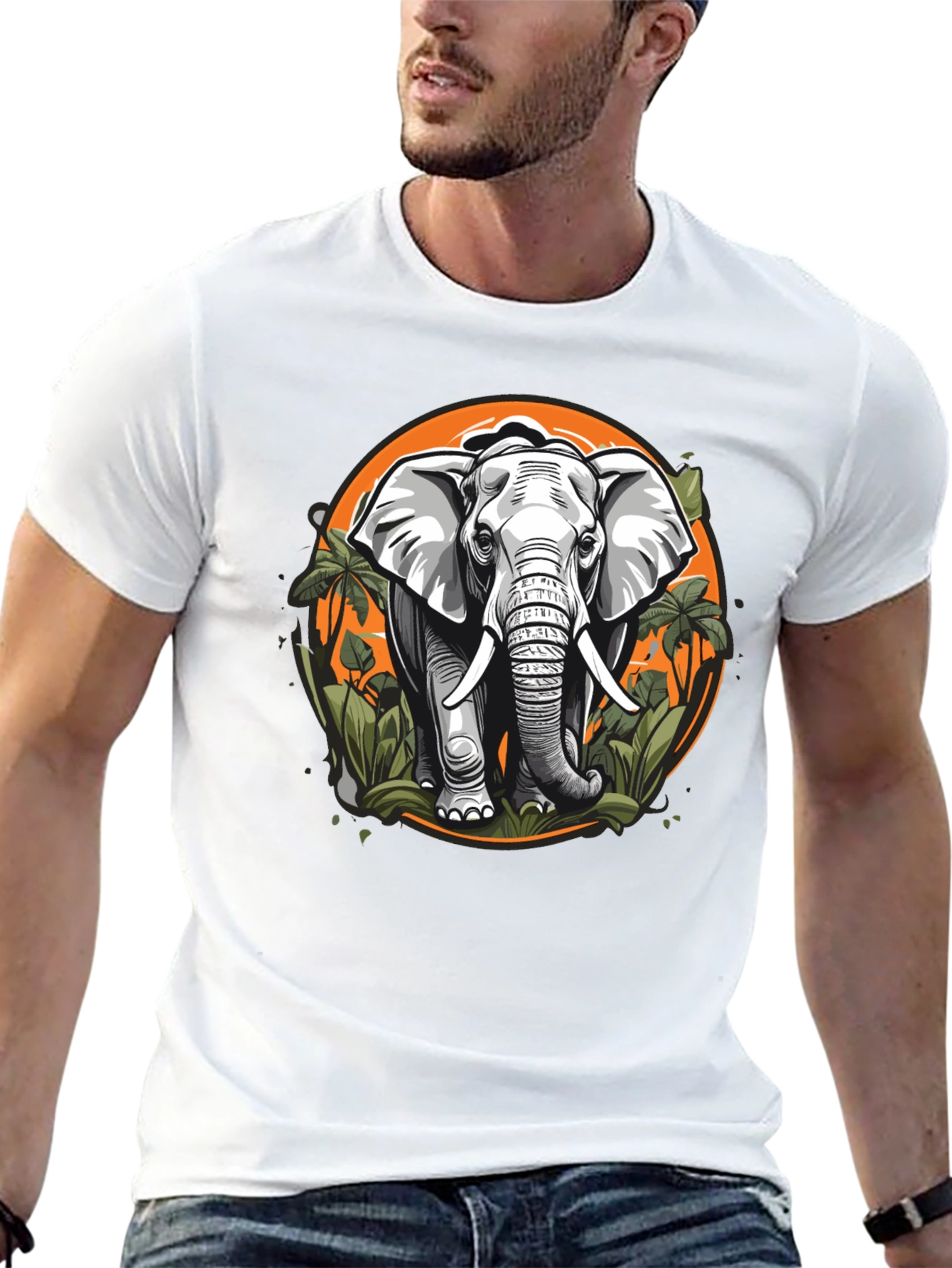 Black Elephant Graphic Tee - Nature Lover's Apparel view 13