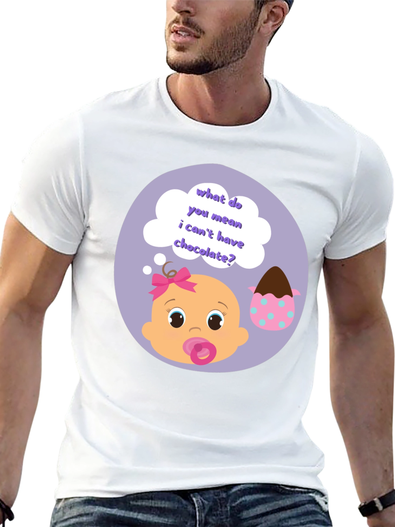 Black Baby Graphic T-Shirt - Chocolate view 13