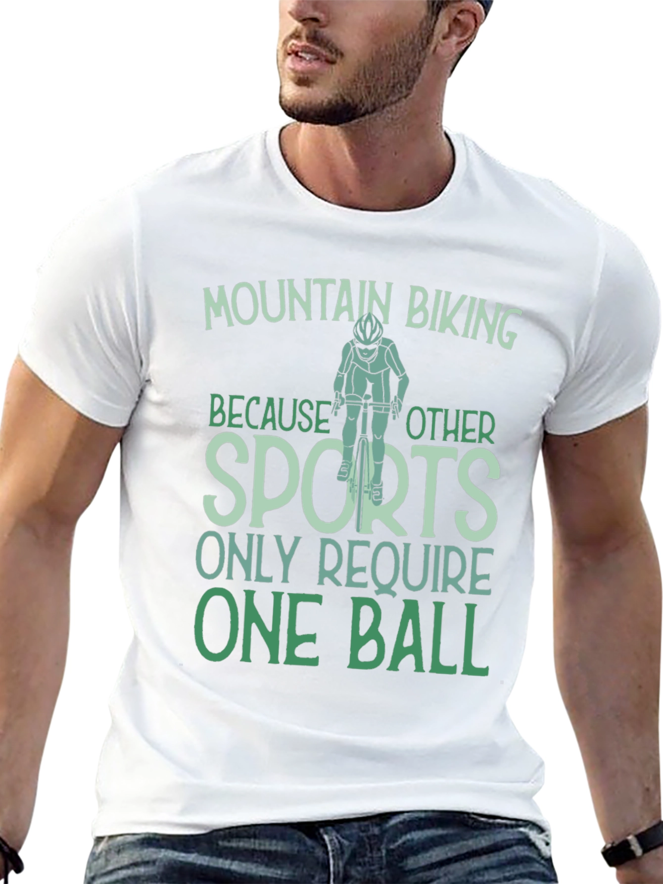 Black Mountain Biking One Ball T-Shirt view 13