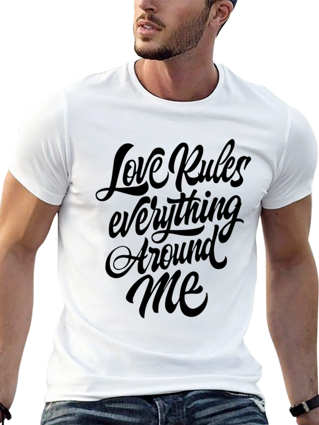 Black Love Rules Everything Around Me Graphic Tee view 13