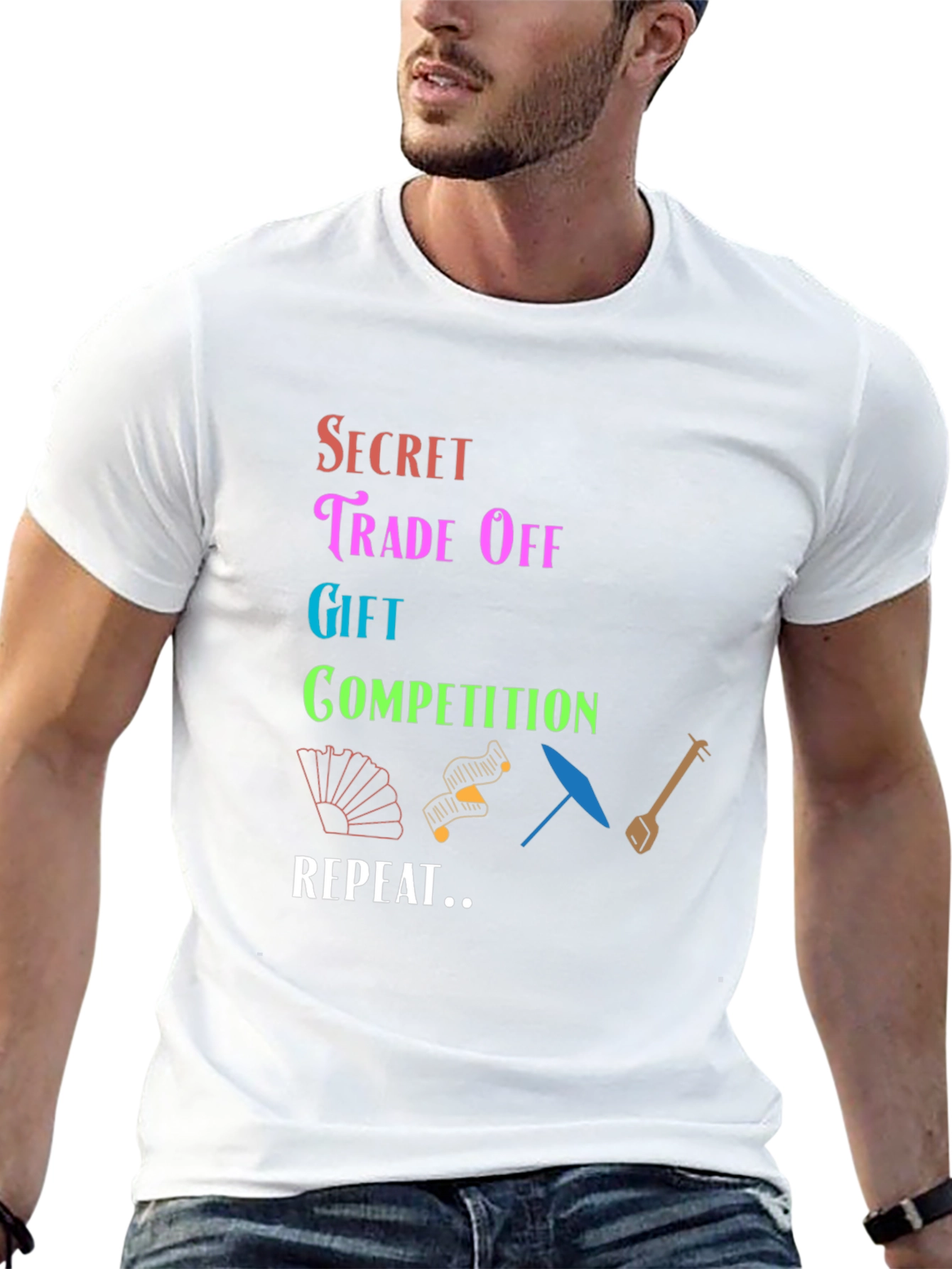 Black Secret Trade Off T-Shirt Gift Competition Repeat view 13