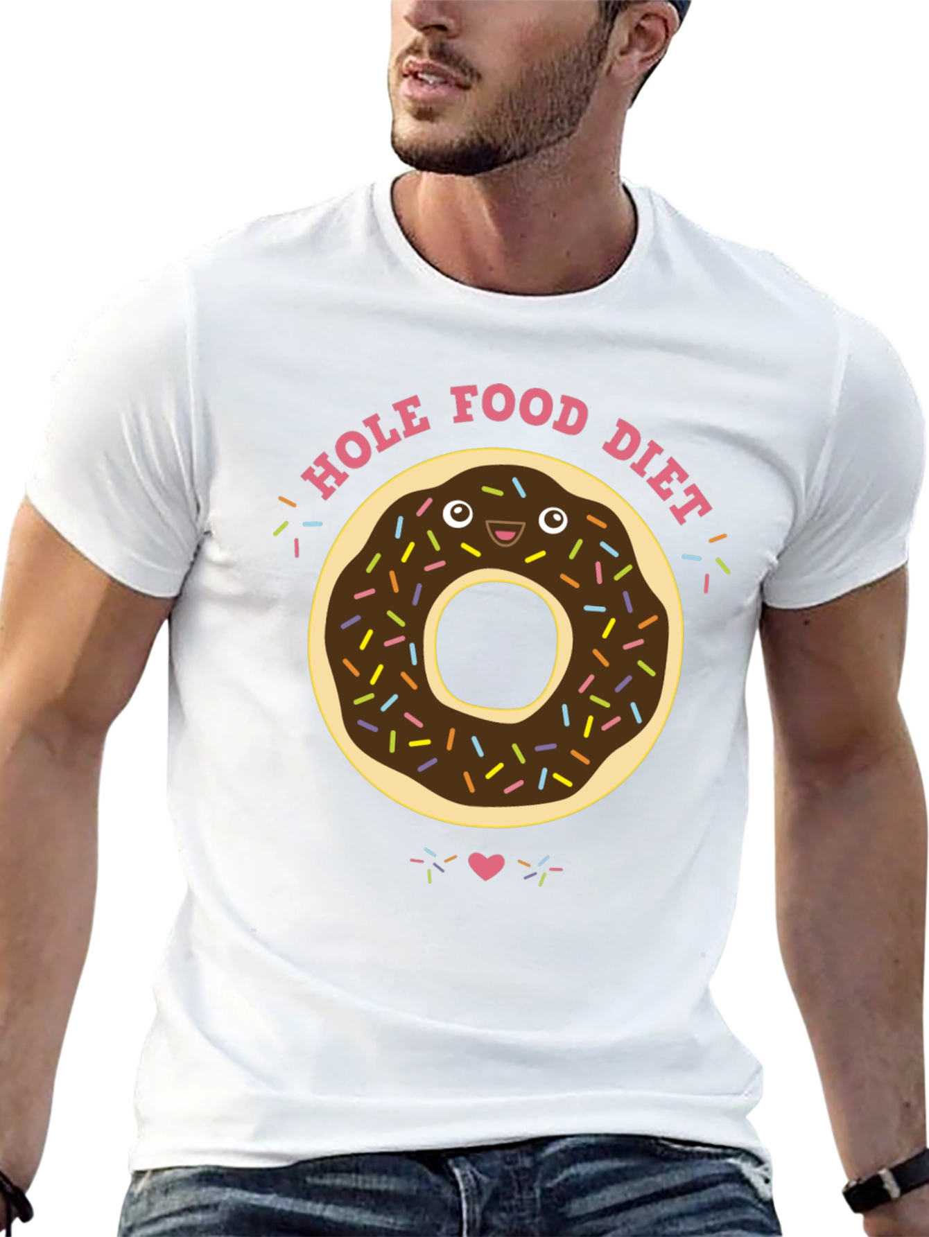 Black Hole Food Diet Donut T-Shirt view 13