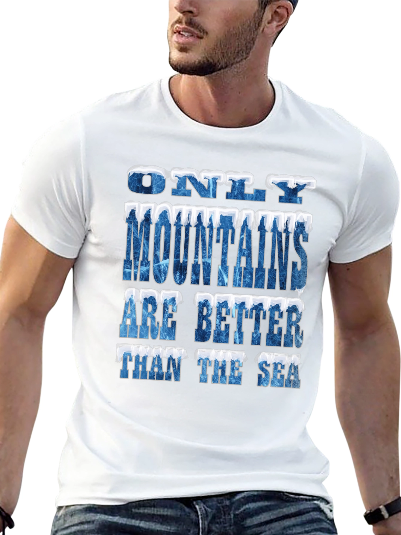 Black Mountains Are Better Than The Sea T-Shirt view 13