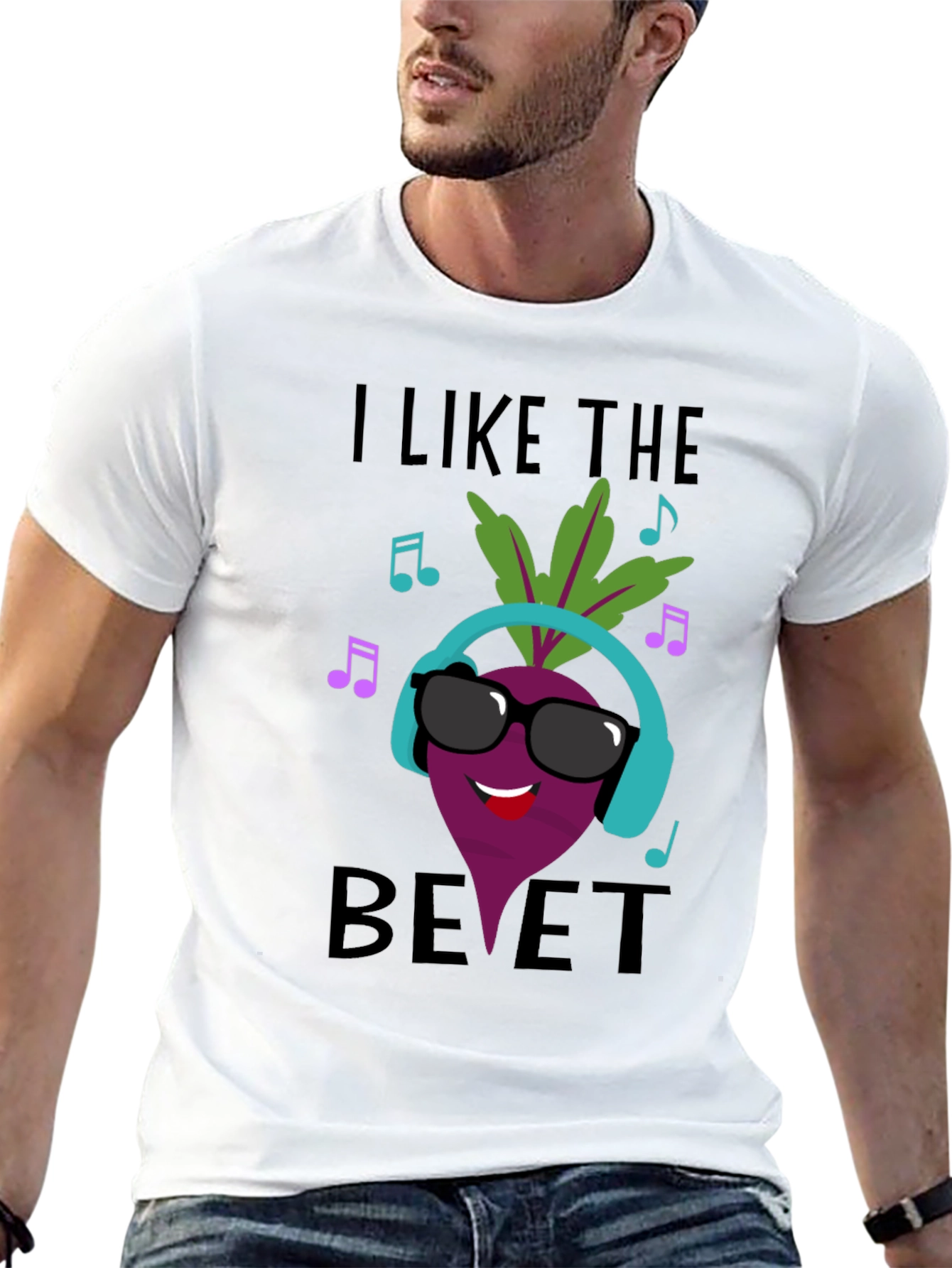 Black I Like The Beet T-Shirt view 13