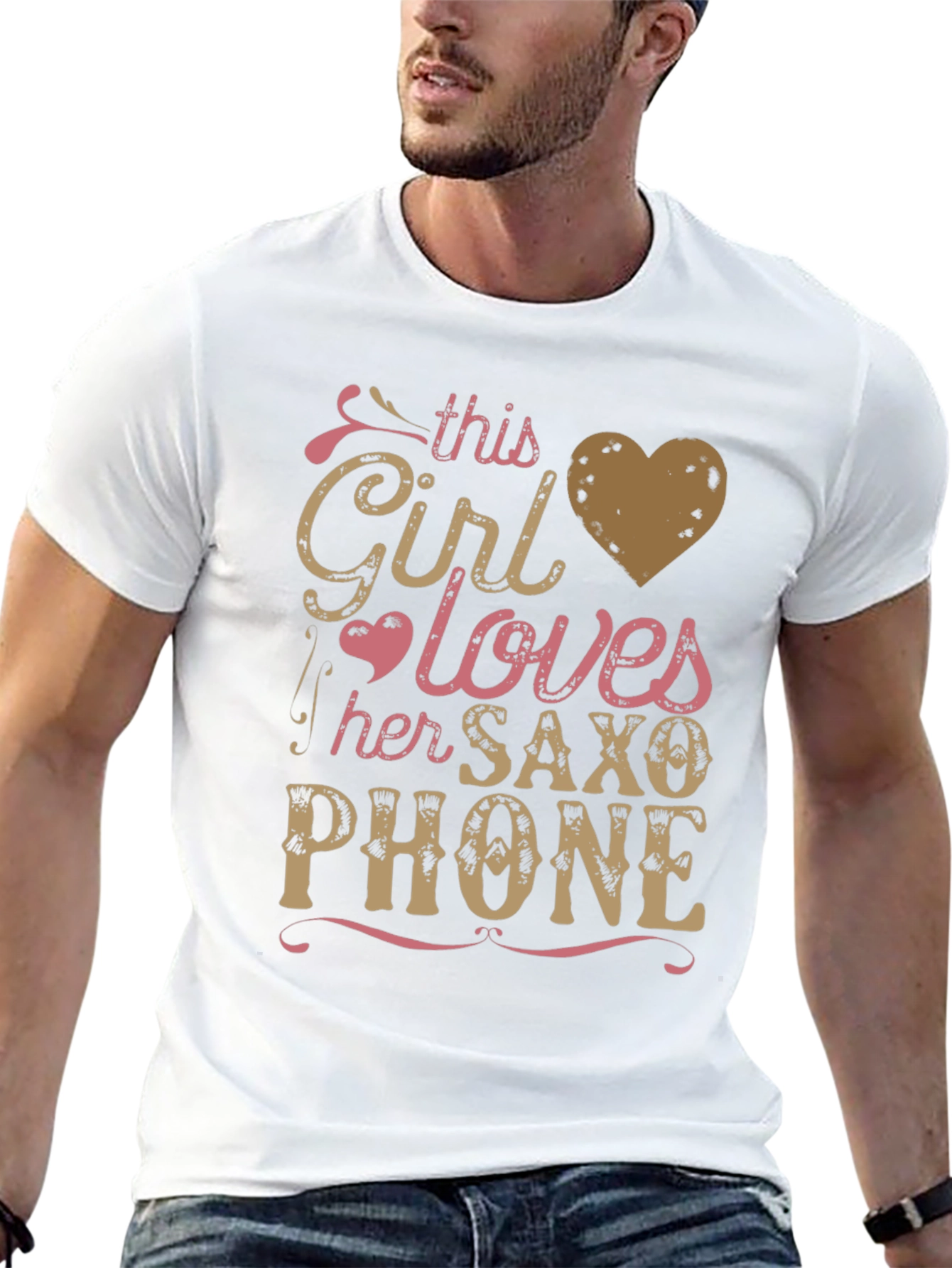 Black Girl Loves Saxophone T-Shirt Funny Music Tee view 13