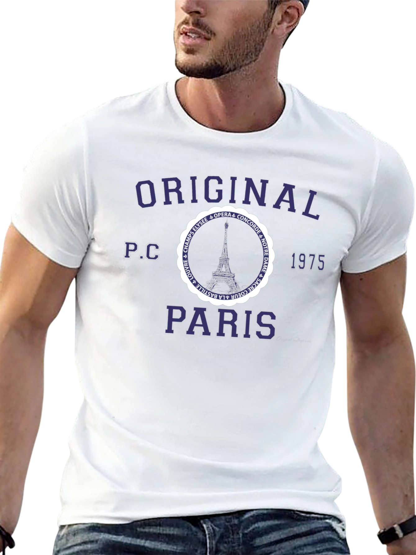 Original Paris 1975 Graphic T-Shirt - 13