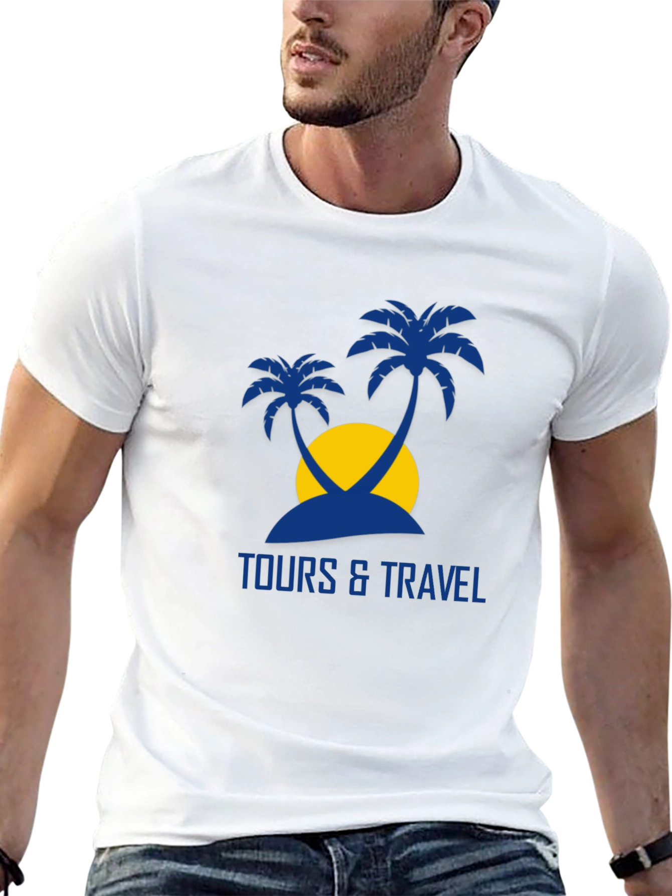 Black Tours & Travel Graphic Print Black T-Shirt view 13