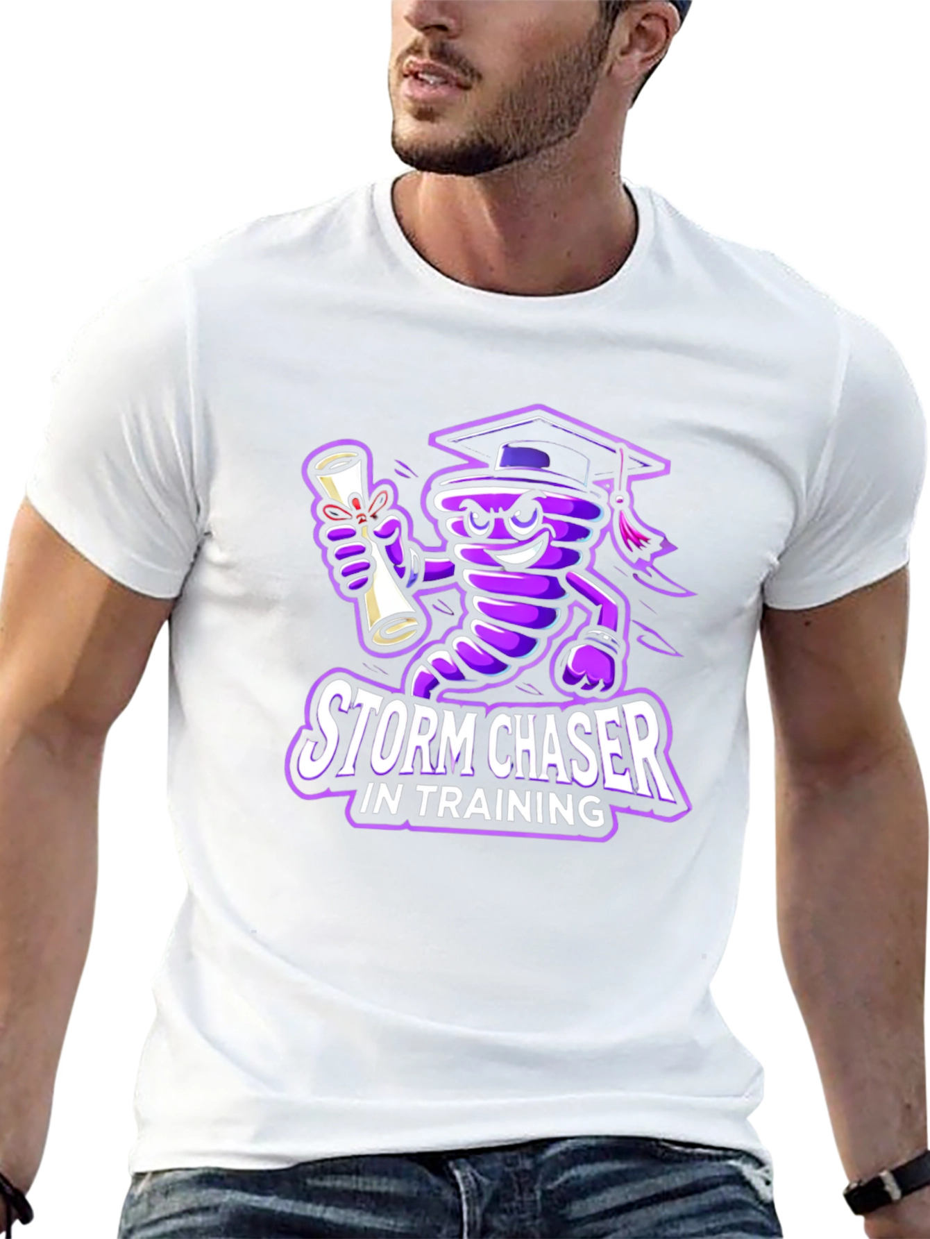 Black Storm Chaser in Training T-Shirt - Black view 13