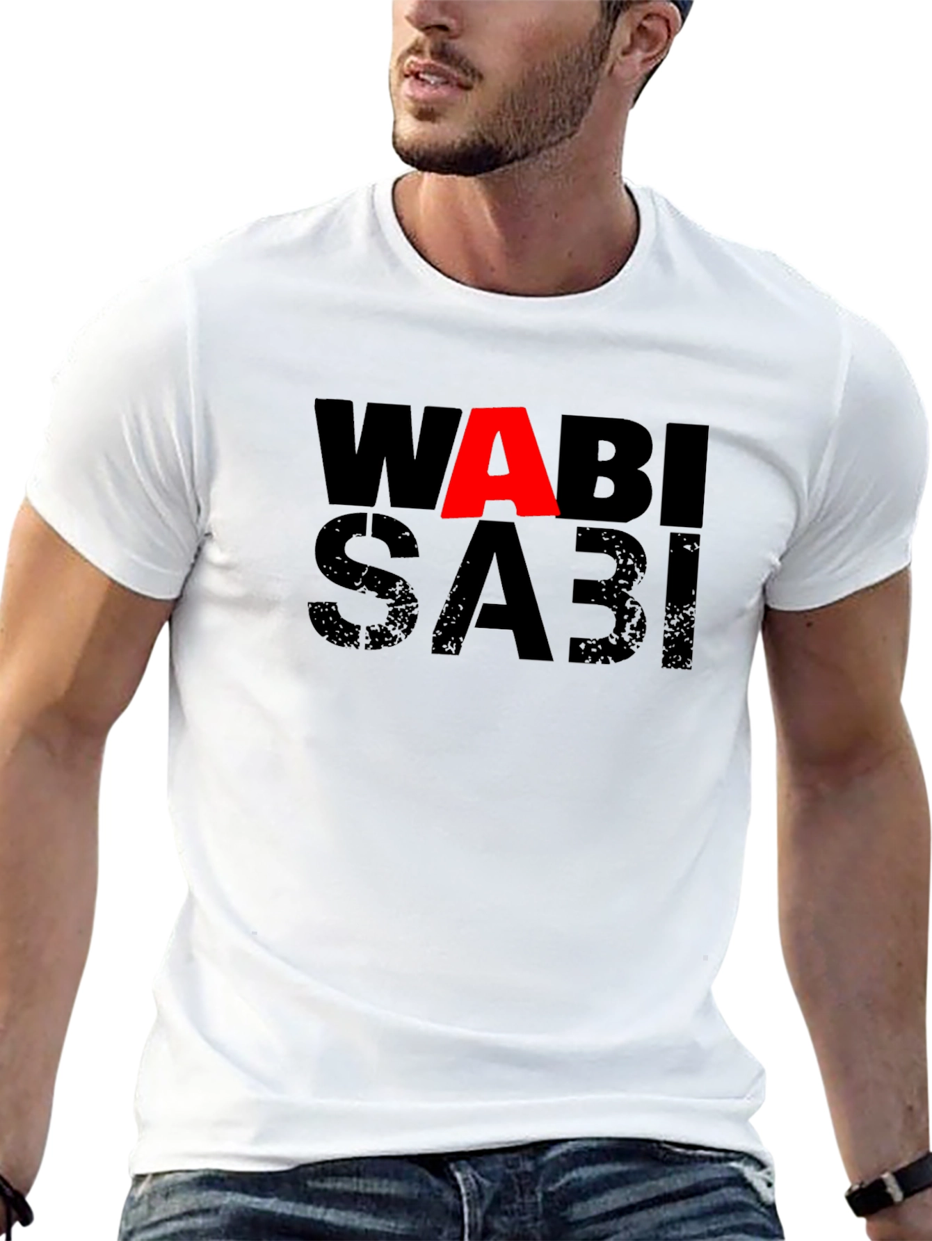 Black Wabi Sabi Graphic T-Shirt view 13