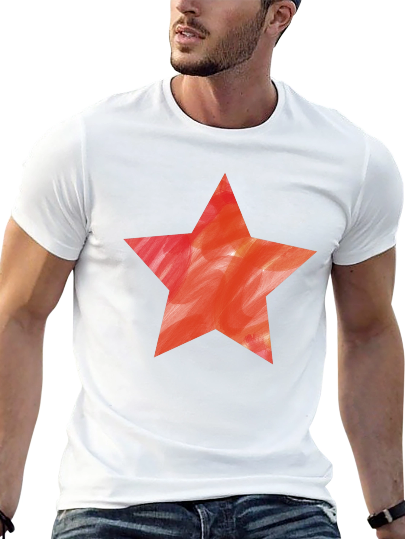 Black Star Graphic Black T-Shirt view 13