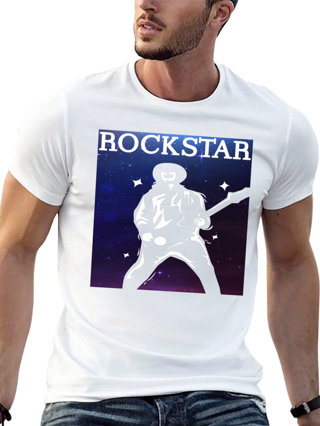 Rockstar Guitarist Black T-Shirt - 13