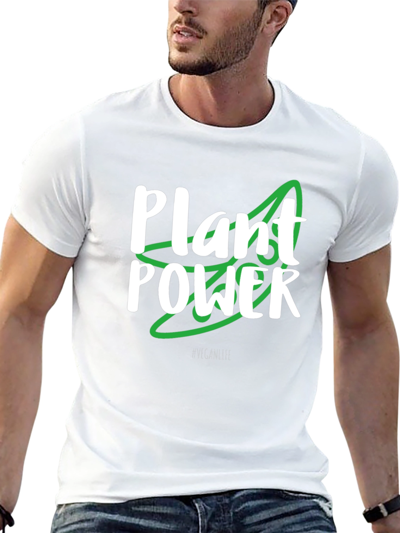 Plant Power Vegan T-Shirt - Black - 13
