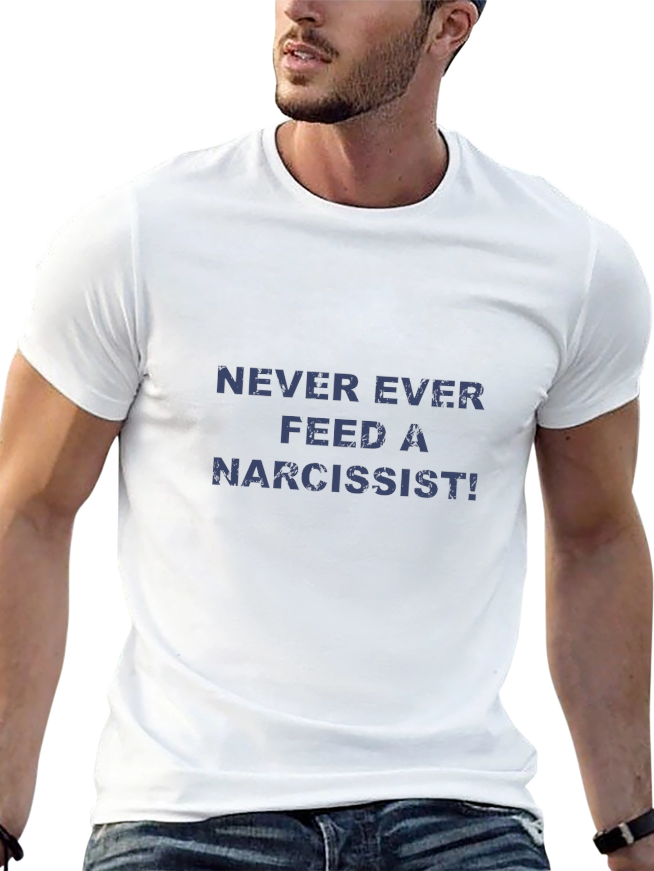 Black Never Feed A Narcissist Black Graphic Tee view 13
