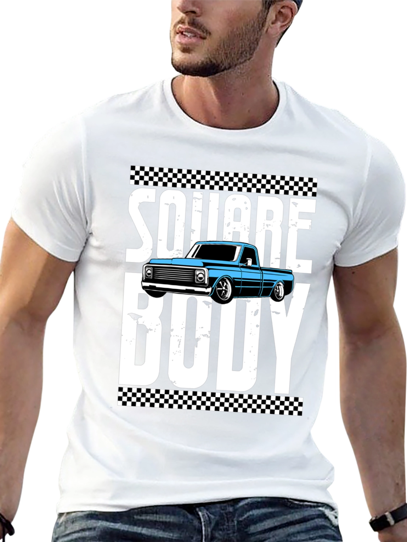 Square Body Graphic Tee - Truck Enthusiast Shirt - 13